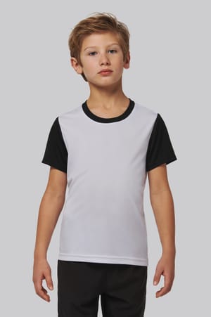 Multisport T-shirt met korte mouwen in twee kleuren voor kinderen
