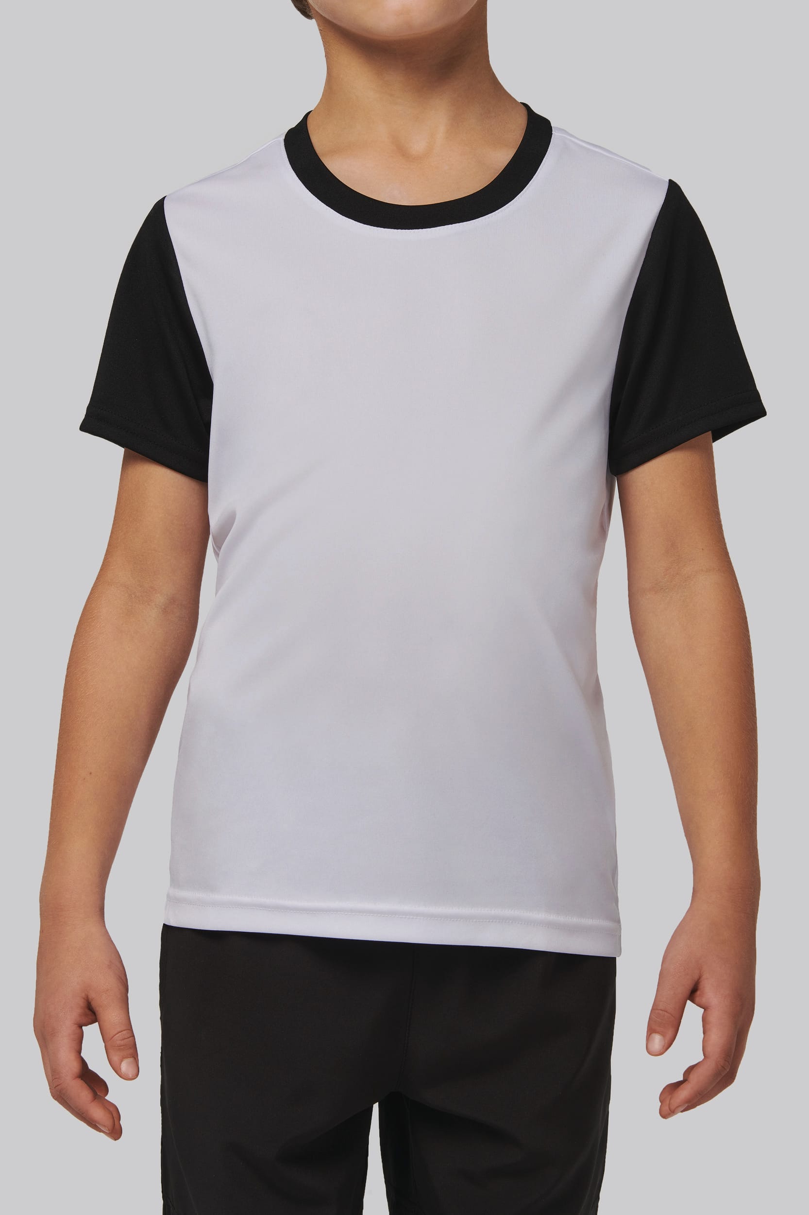 Maillot multisport manches courtes bicolore enfant