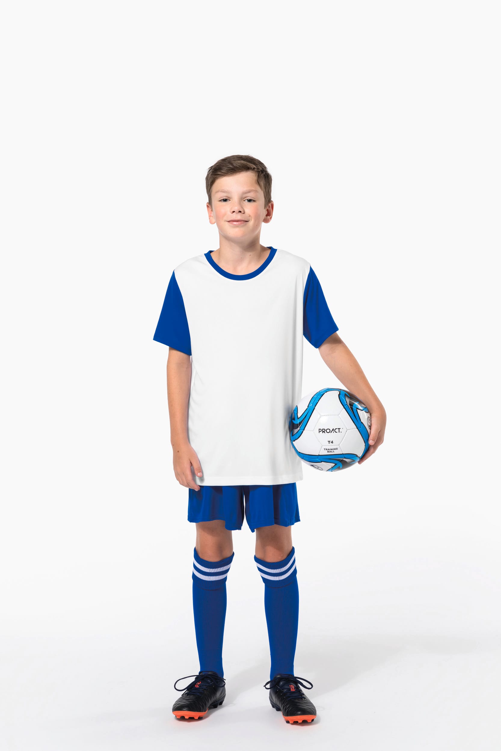 Maillot multisport manches courtes bicolore enfant