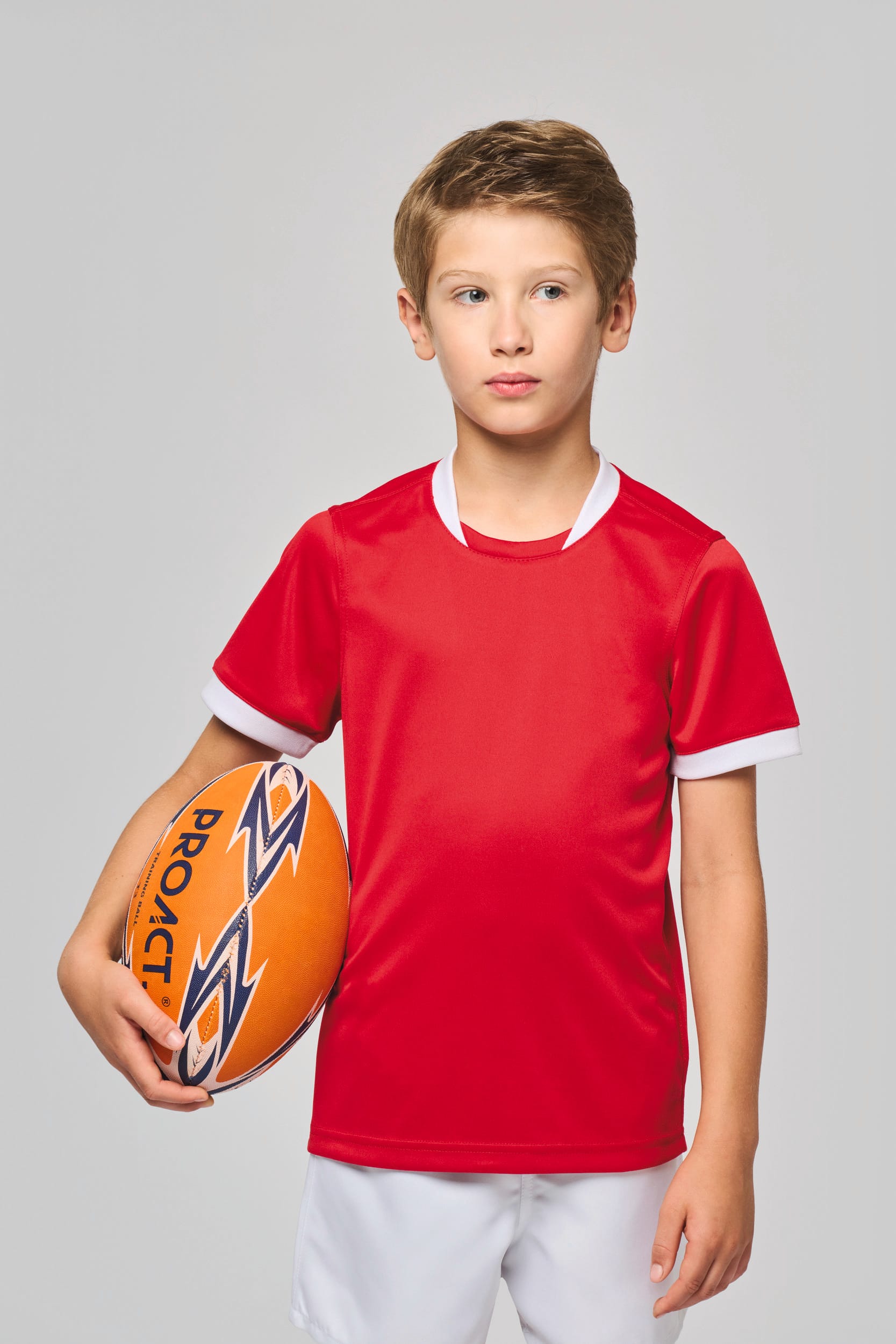 Maillot de rugby manches courtes enfant