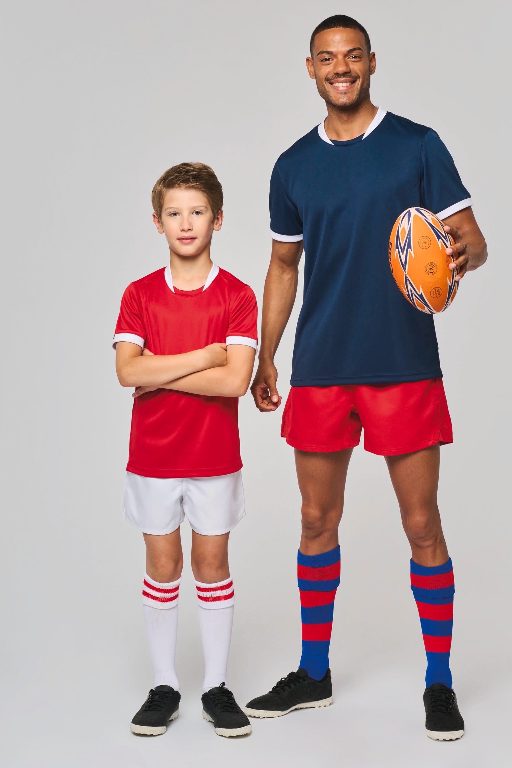 Maillot de rugby manches courtes enfant