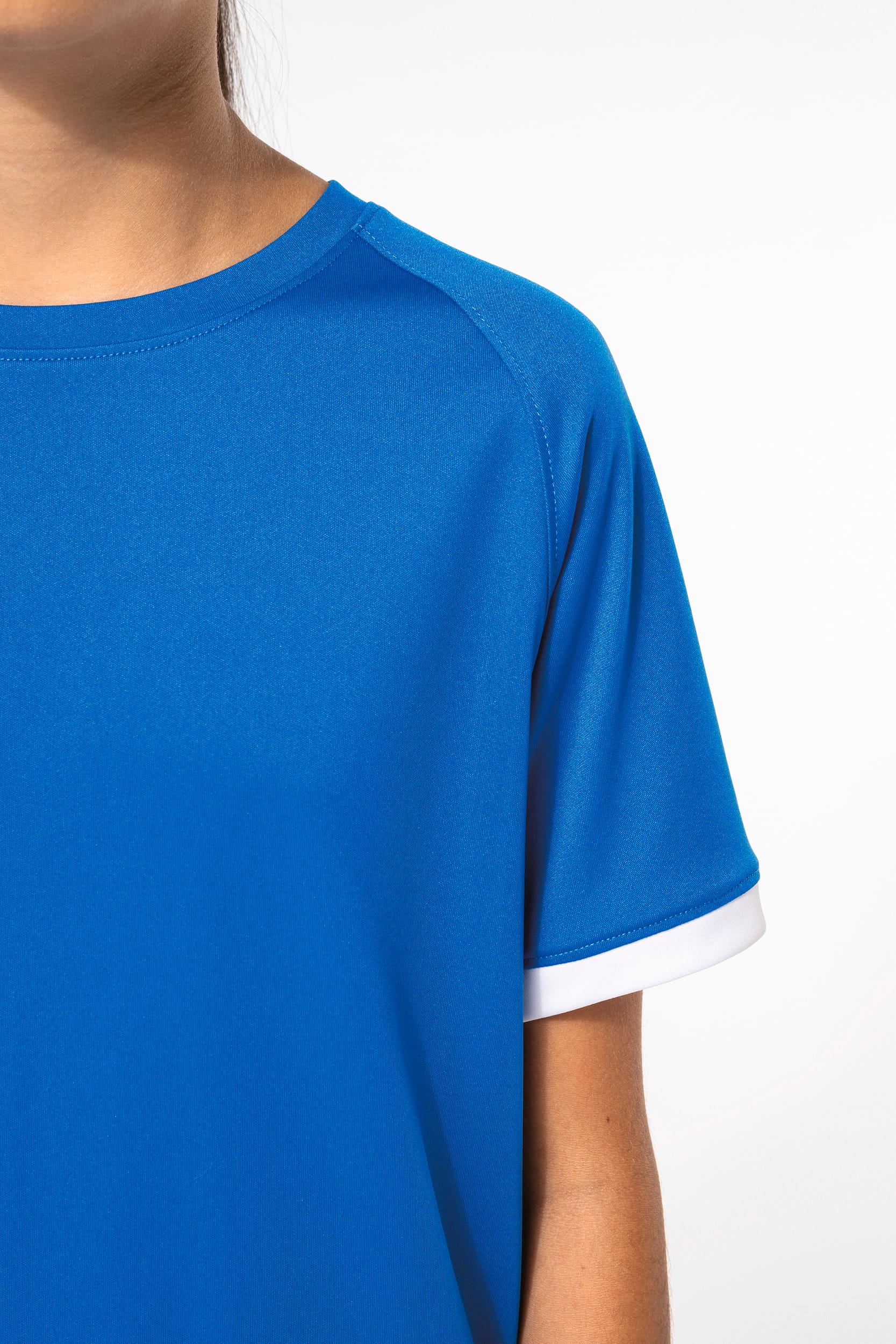 T-shirt multidesporto em poliéster de criança