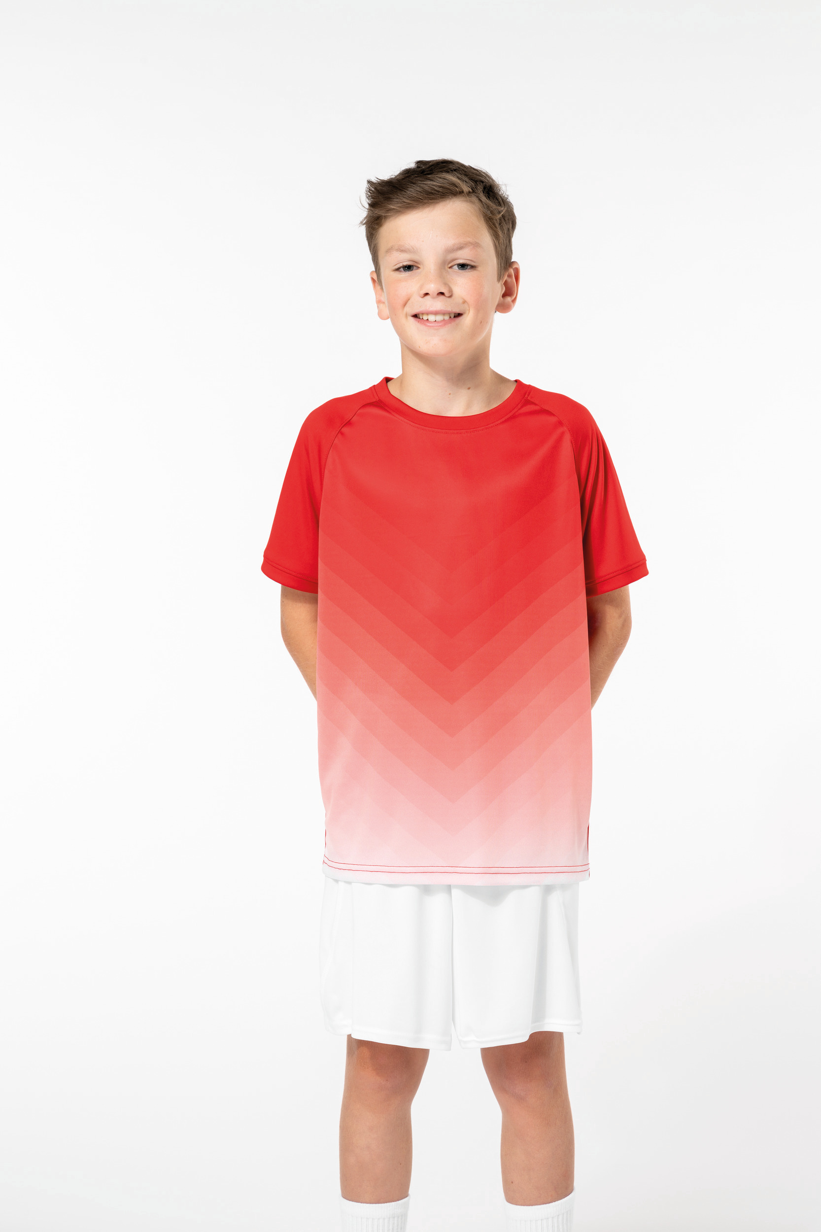 Multisporttruitje van gesublimeerd polyester voor kinderen