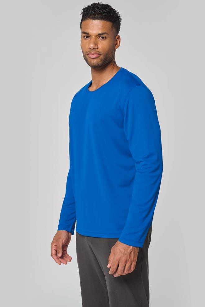 Men's long-sleeved sports T-shirt