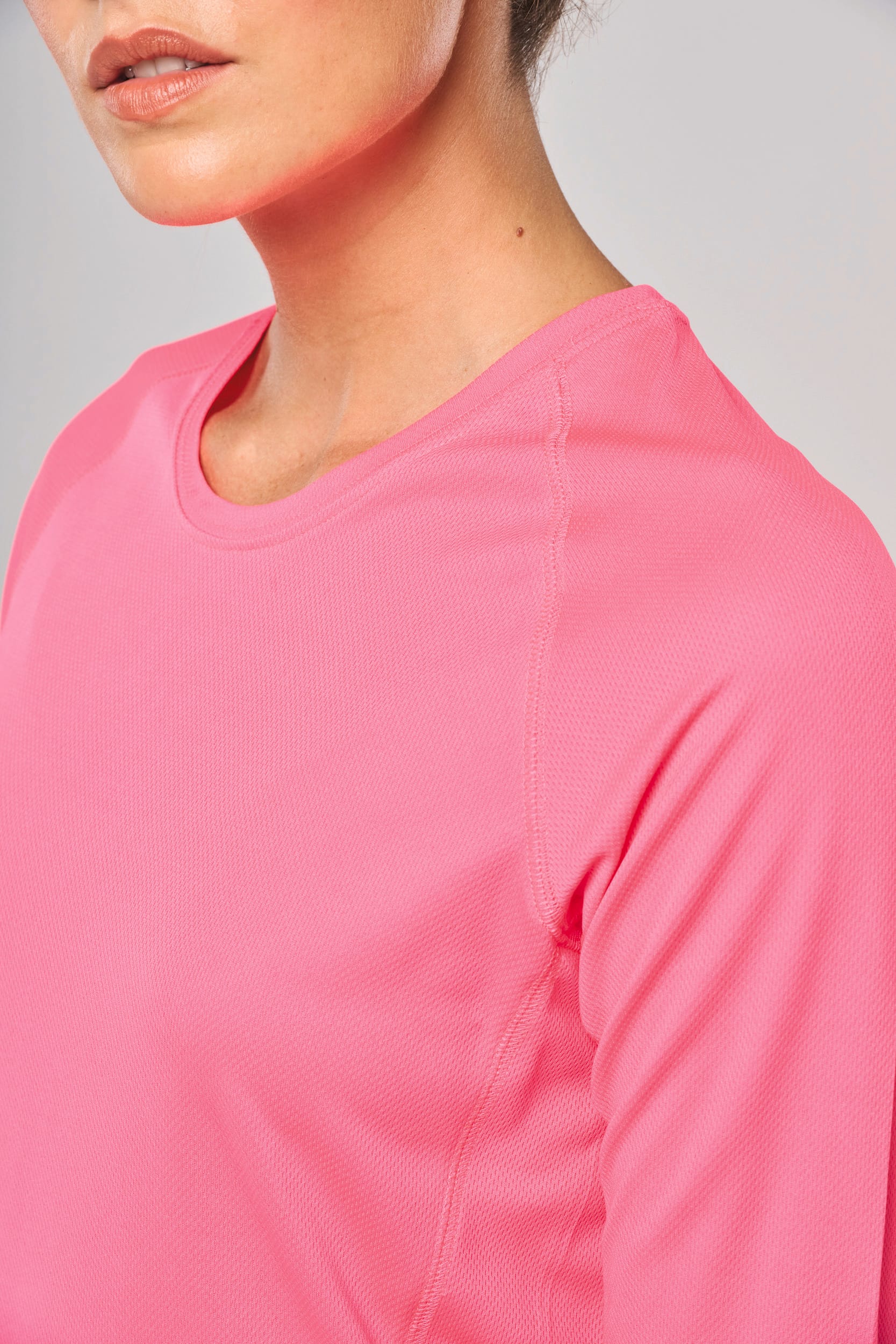 T-shirt de senhora de desporto de manga comprida