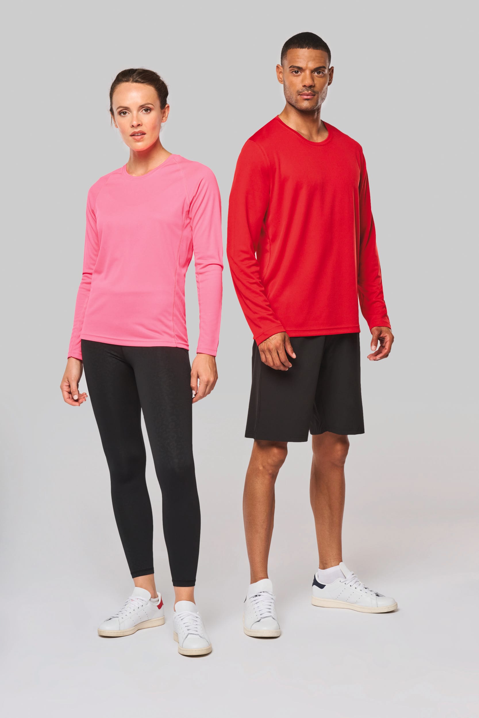 T-shirt de senhora de desporto de manga comprida