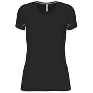 T-shirt de sport noir.