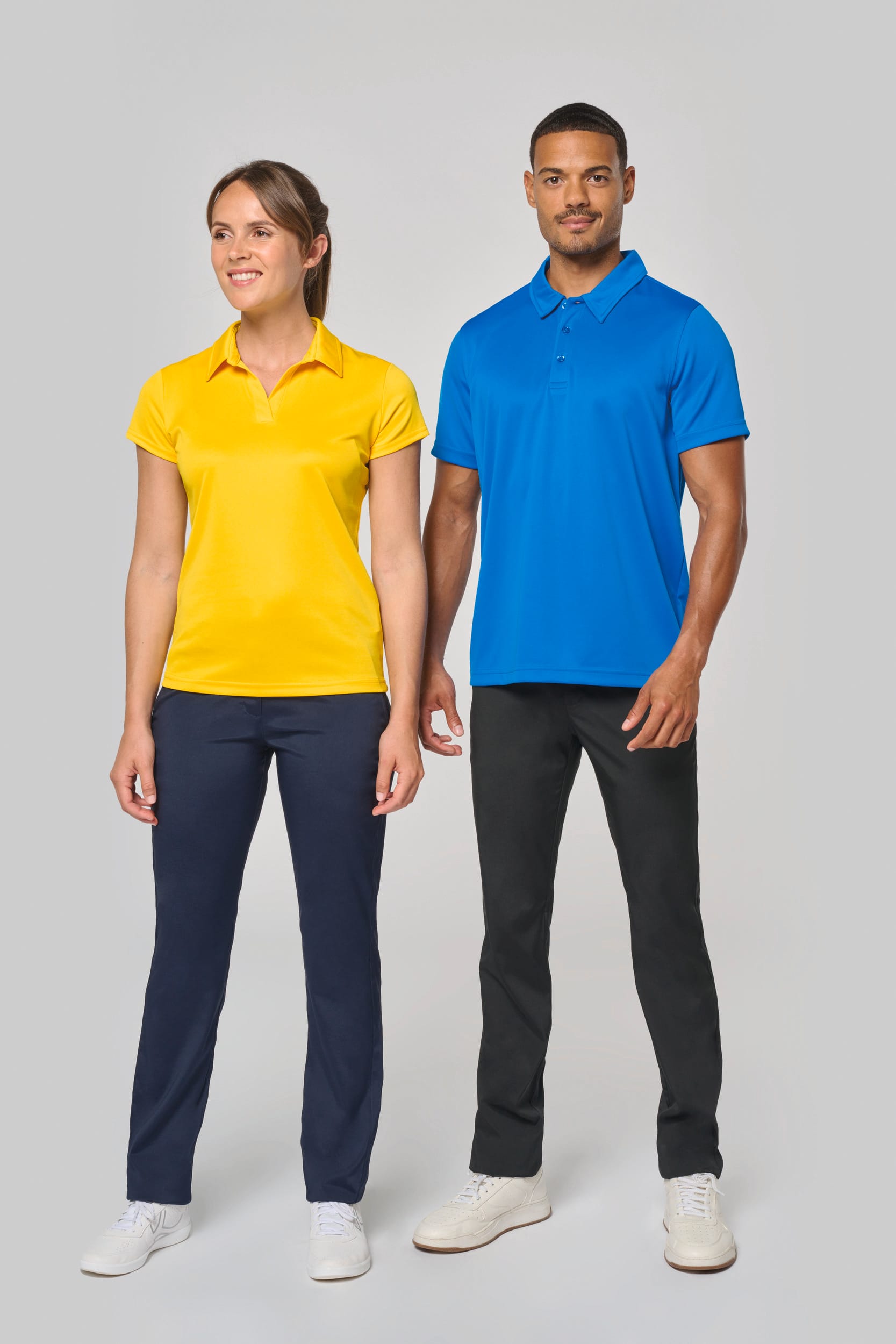 Polo sport manches courtes femme