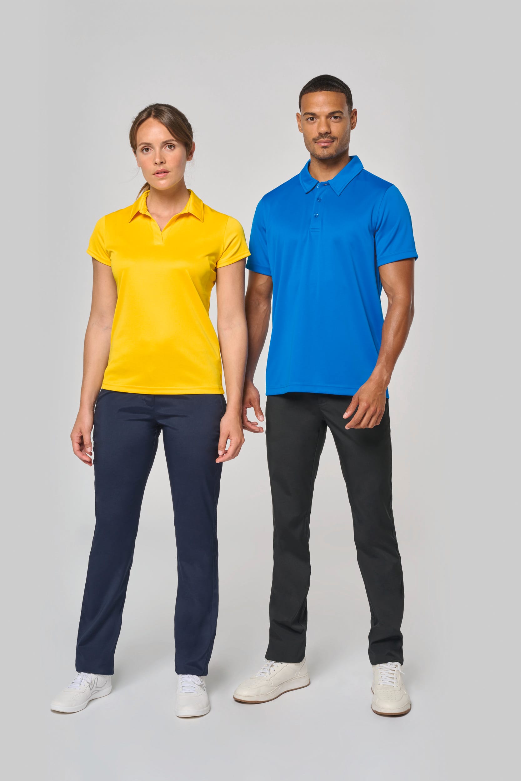Polo sport manches courtes femme