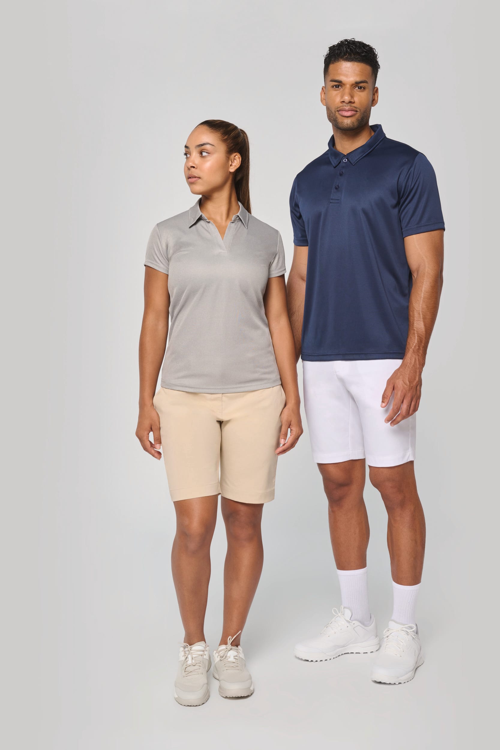 Polo sport manches courtes femme