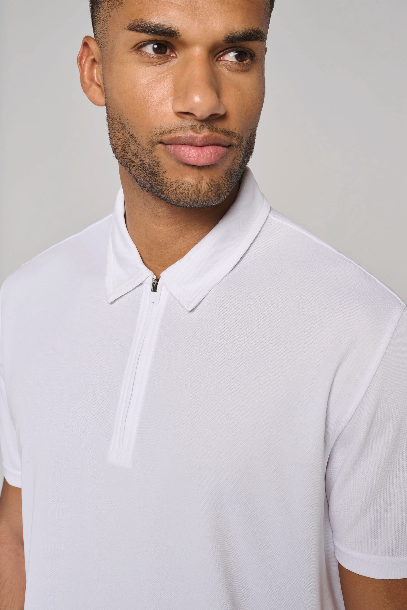 Polo de sport col 1/4 zip homme - Image 9