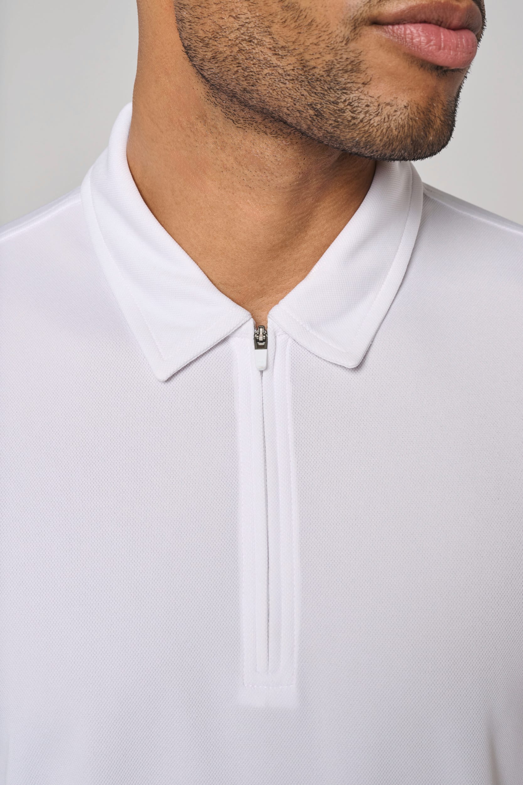 Polo de sport col 1/4 zip homme - Image 8