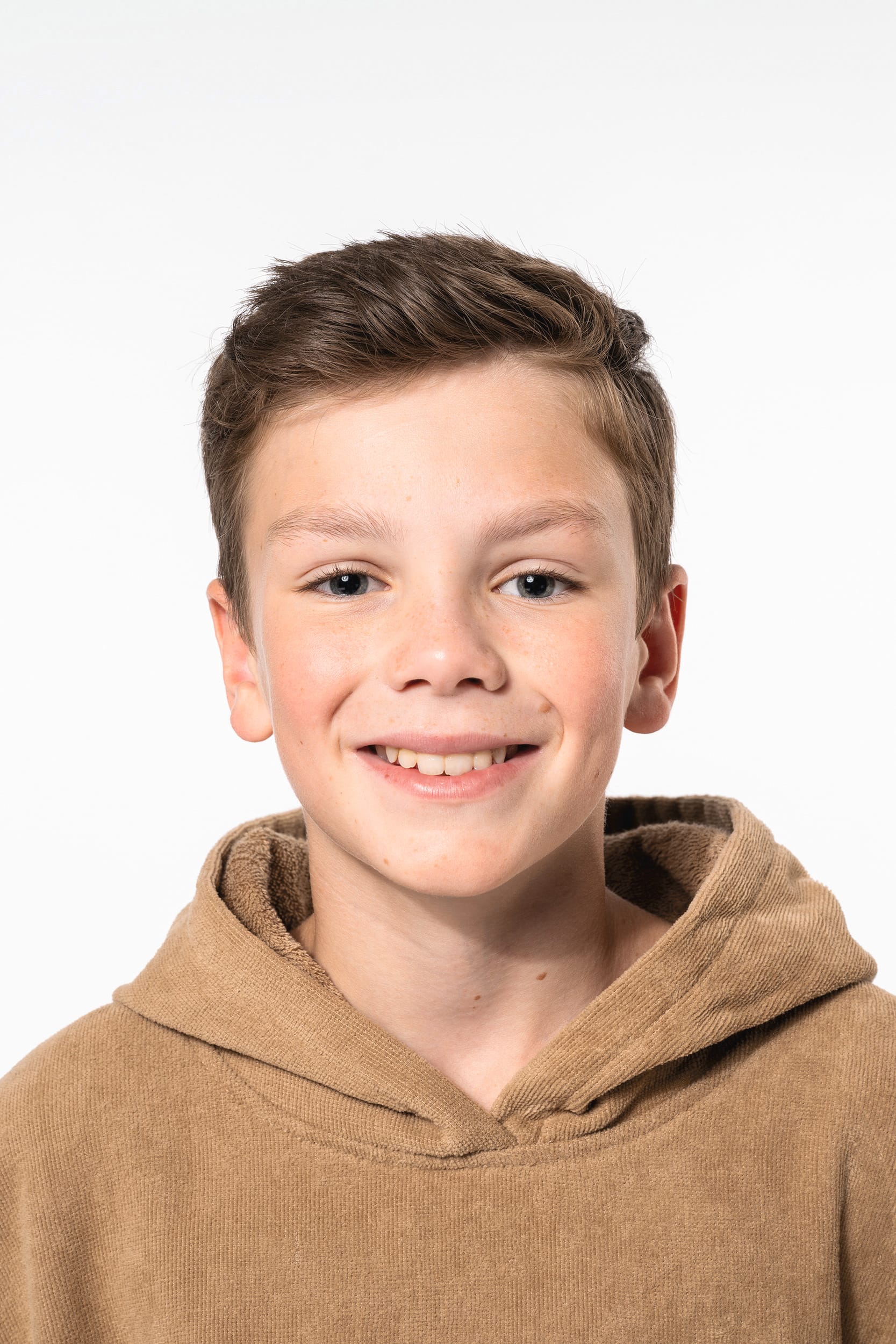 Poncho turco com capuz de criança