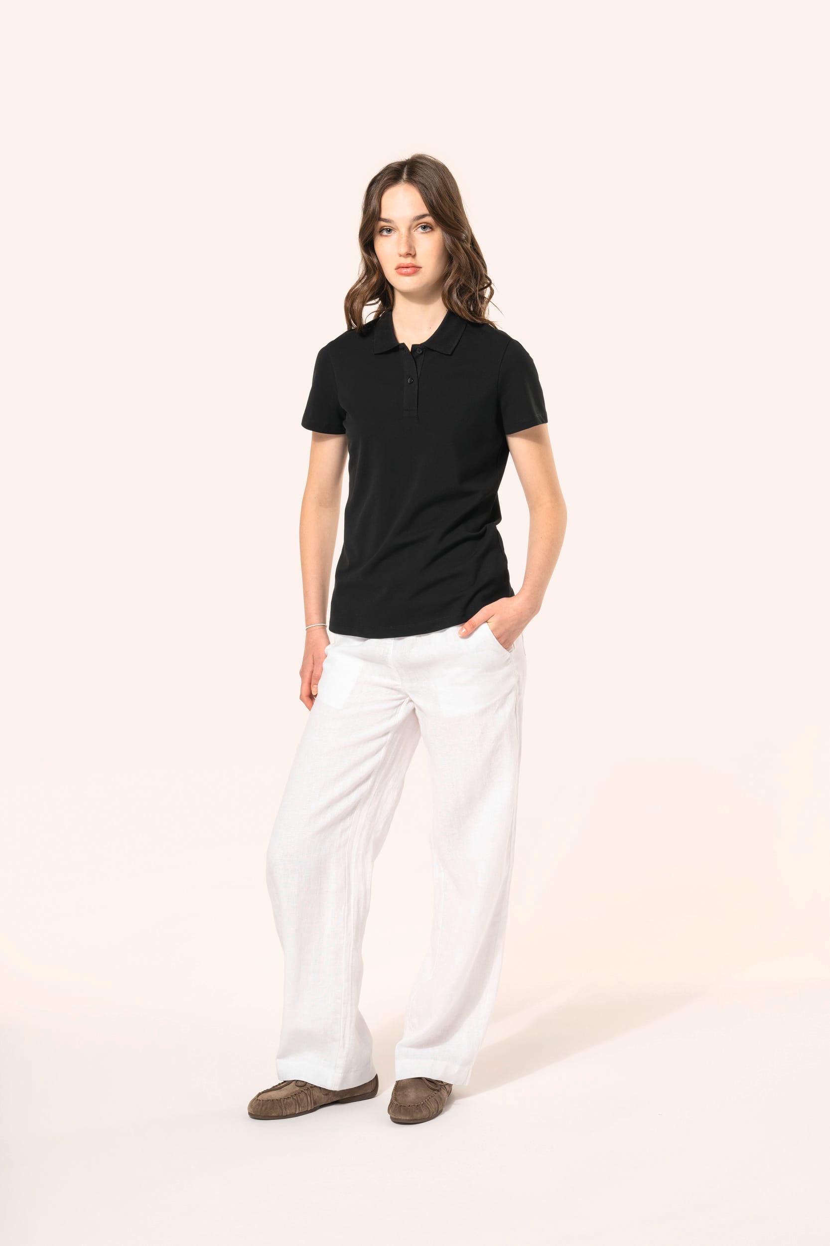 Polo Supima® manches courtes femme - Image 10
