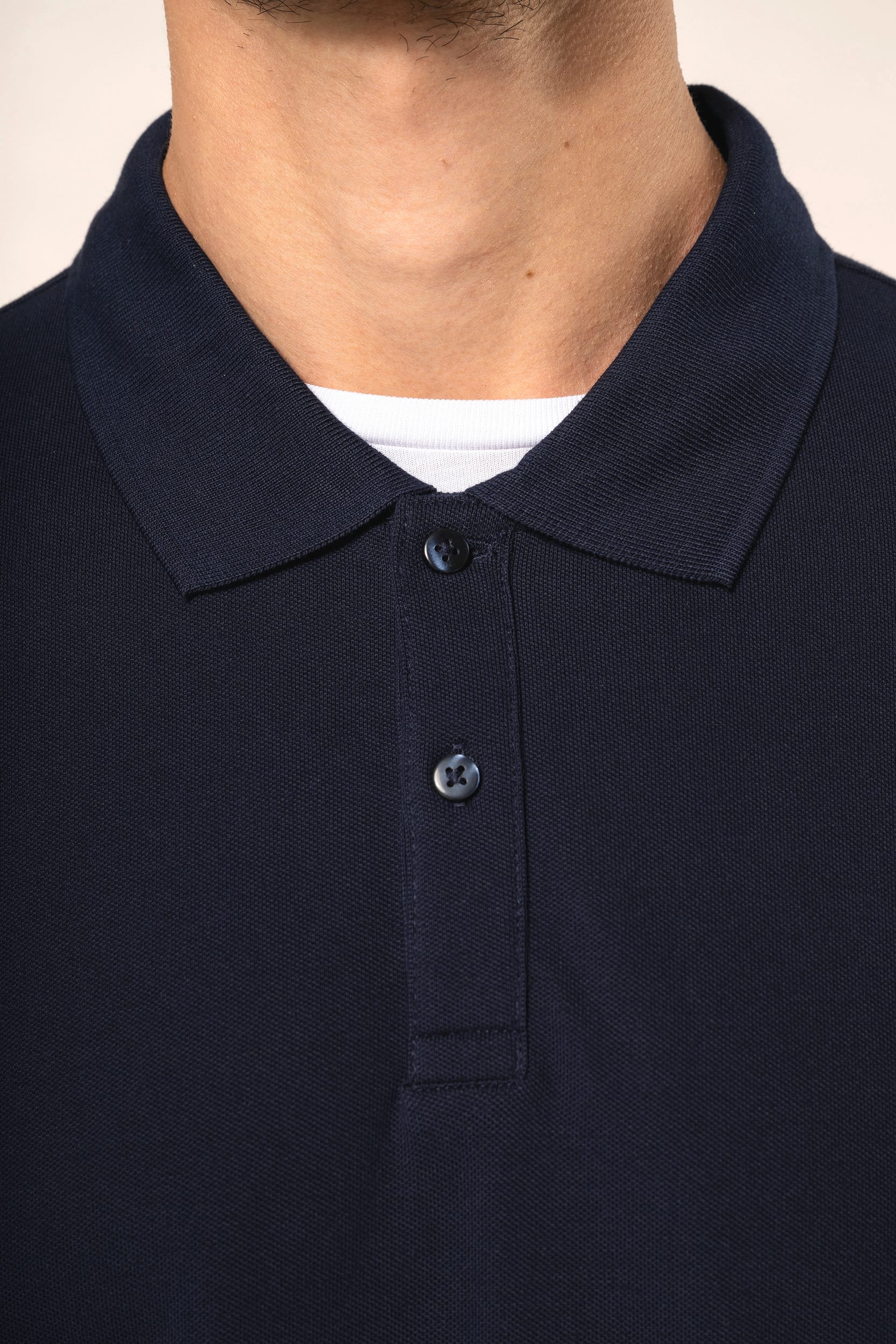 Polo Supima® manches longues homme - Image 4