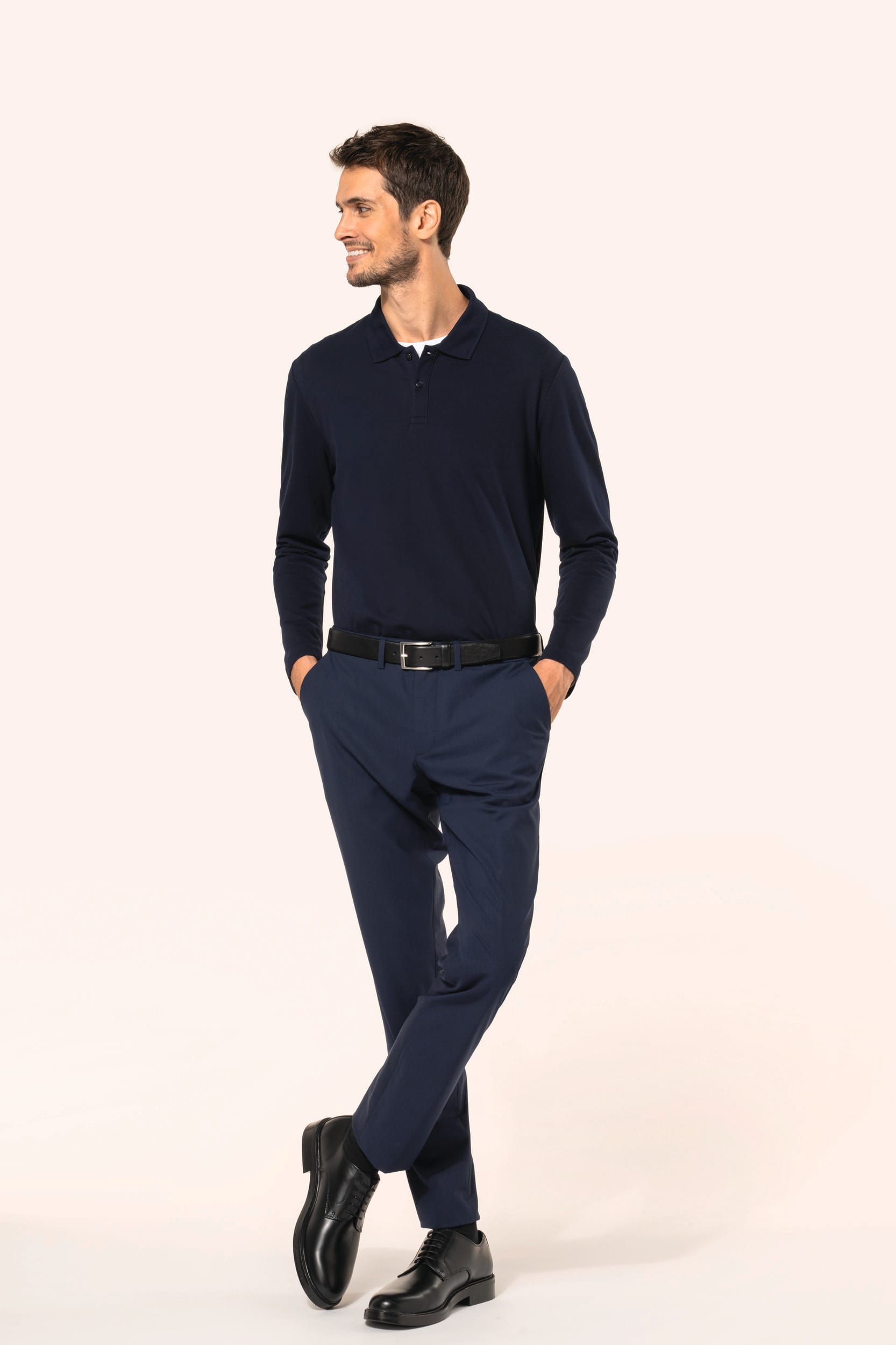 Polo Supima® manches longues homme - Image 13