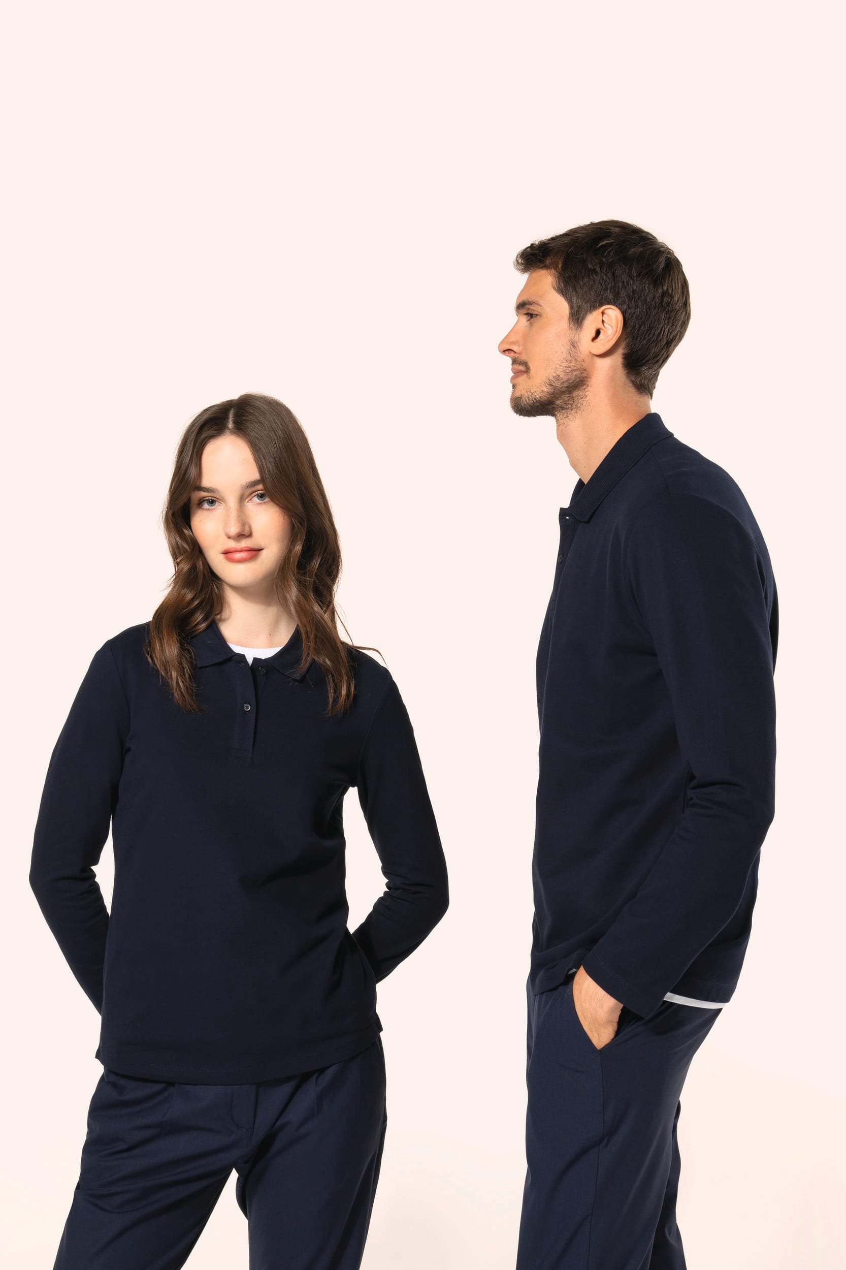 Polo Supima® manches longues femme - Image 9