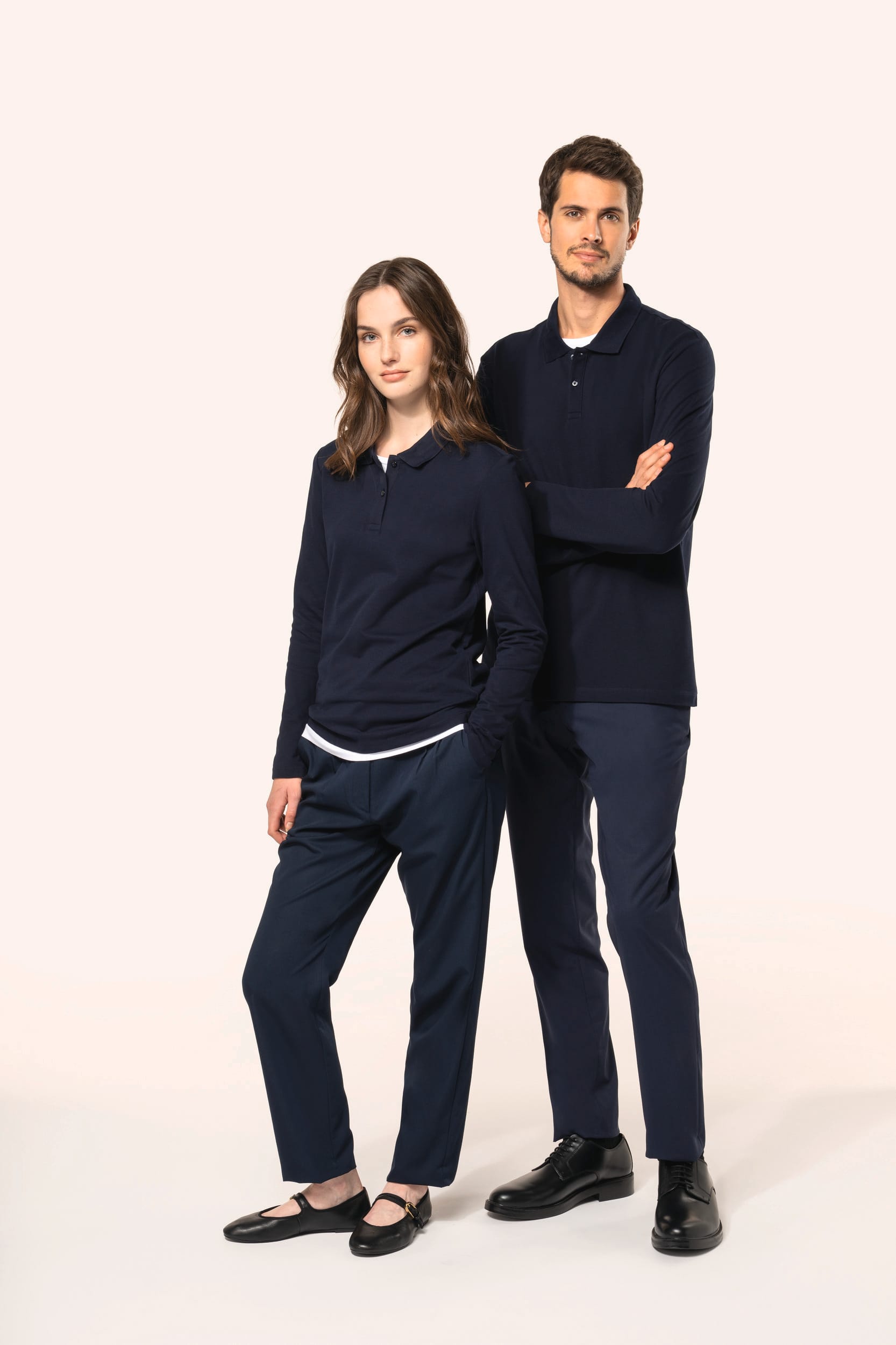 Polo Supima® manches longues femme - Image 14