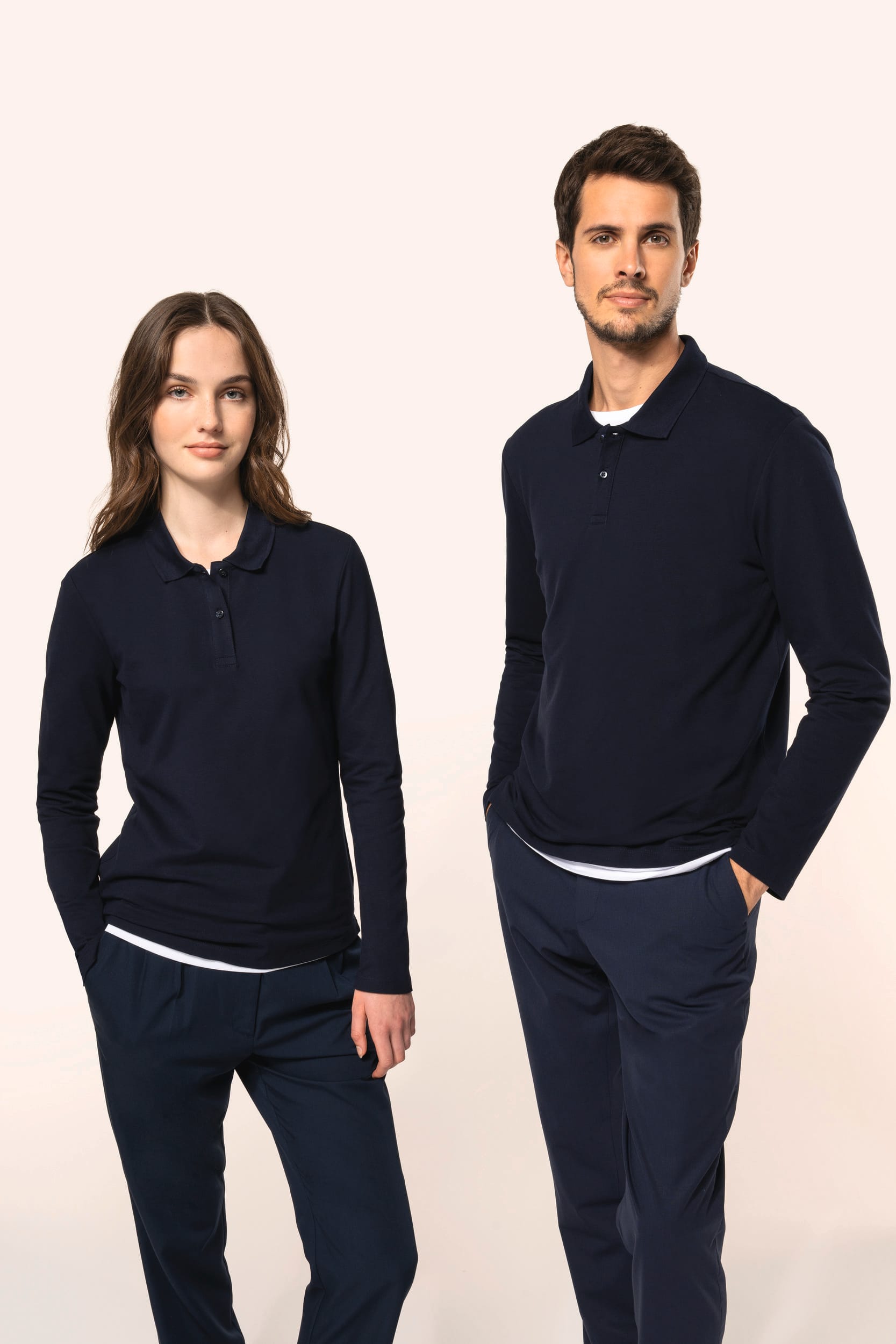 Polo Supima® manches longues femme - Image 12