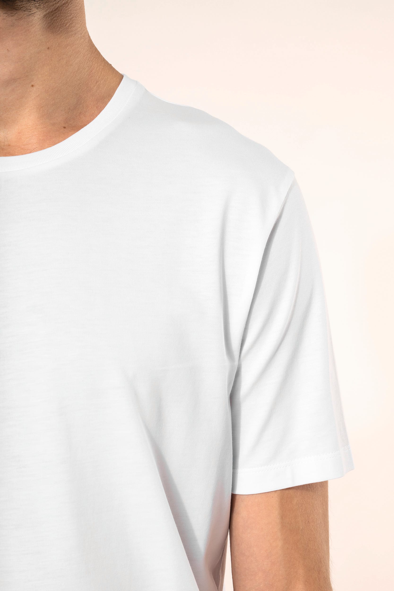 T-shirt Supima® col rond manches courtes homme - Image 5