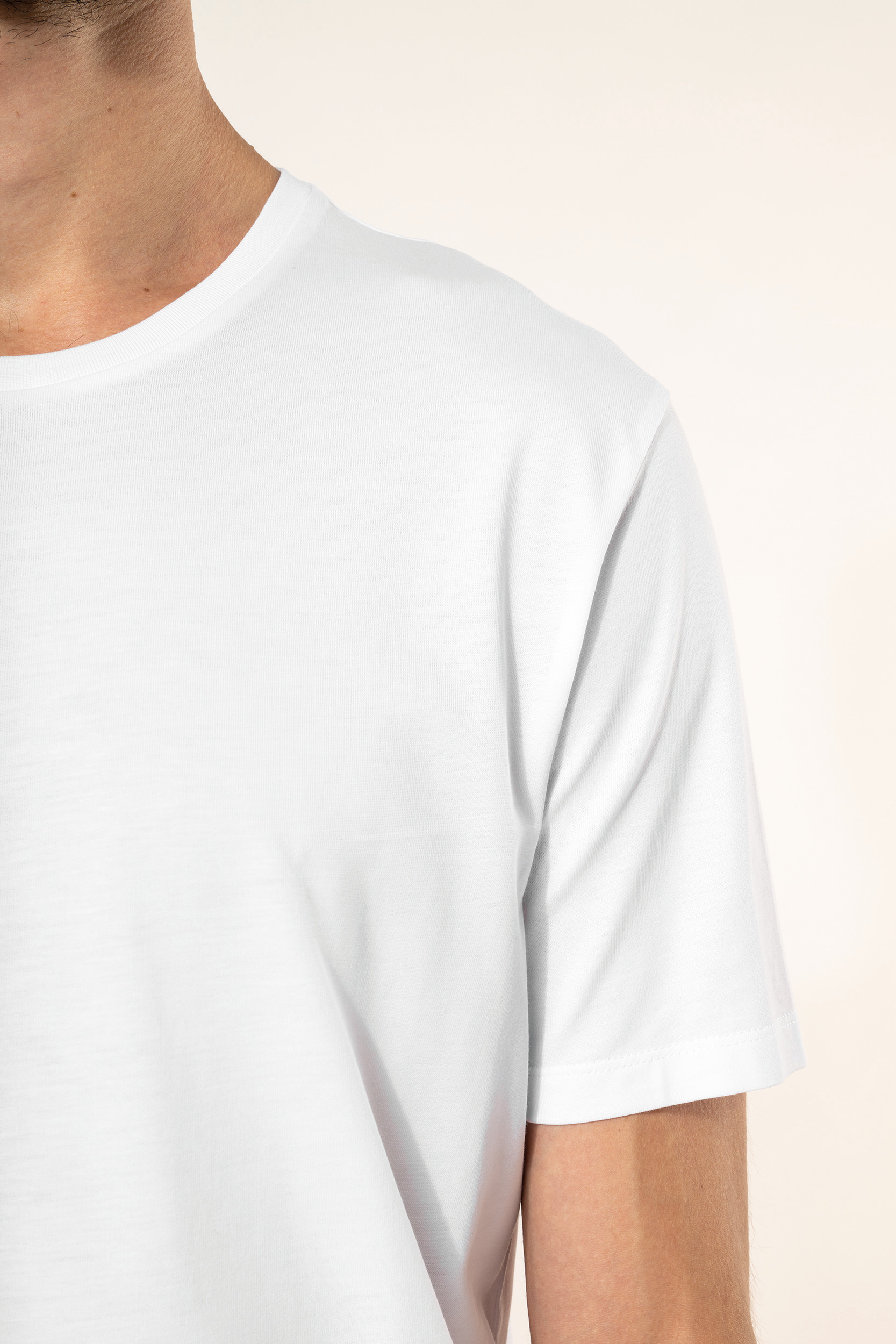 Supima® heren-T-shirt ronde hals korte mouwen