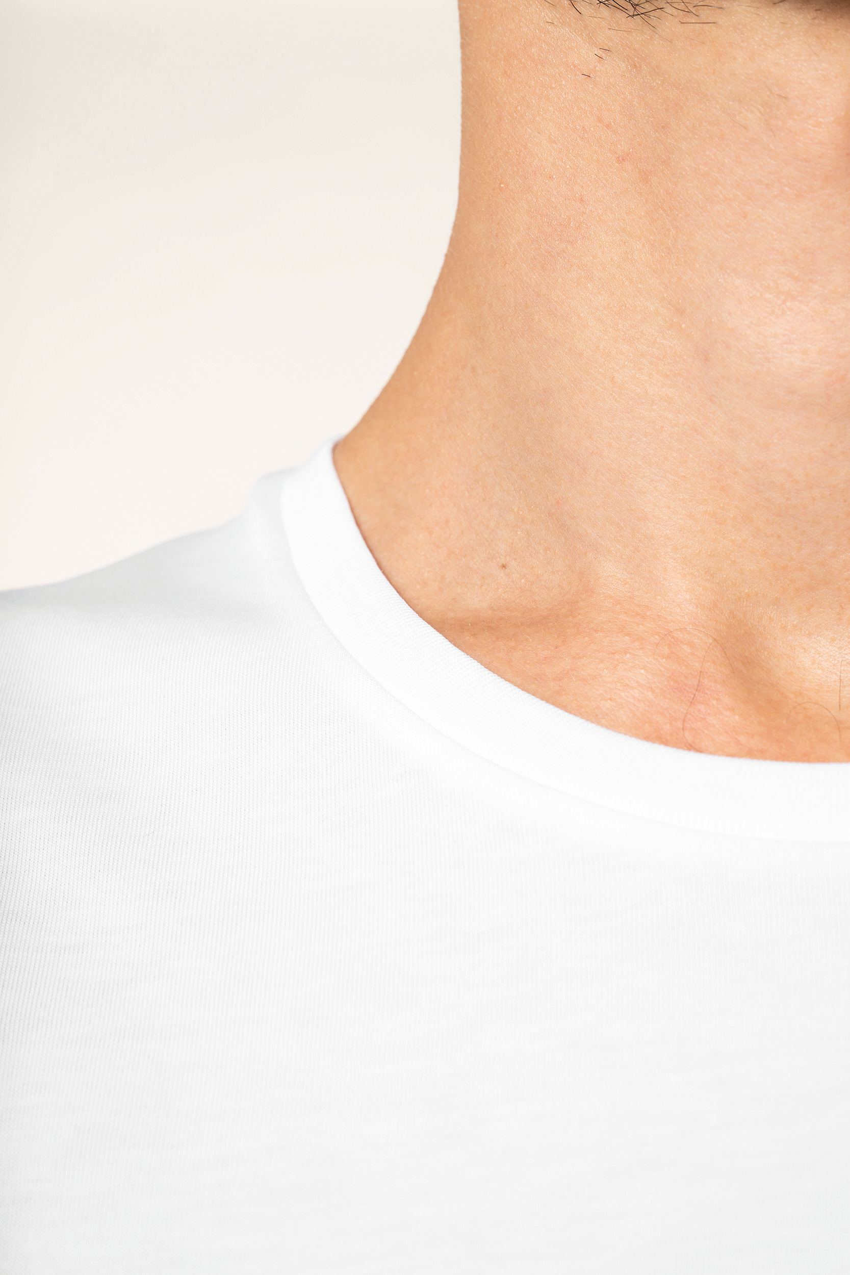 Supima® heren-T-shirt ronde hals korte mouwen