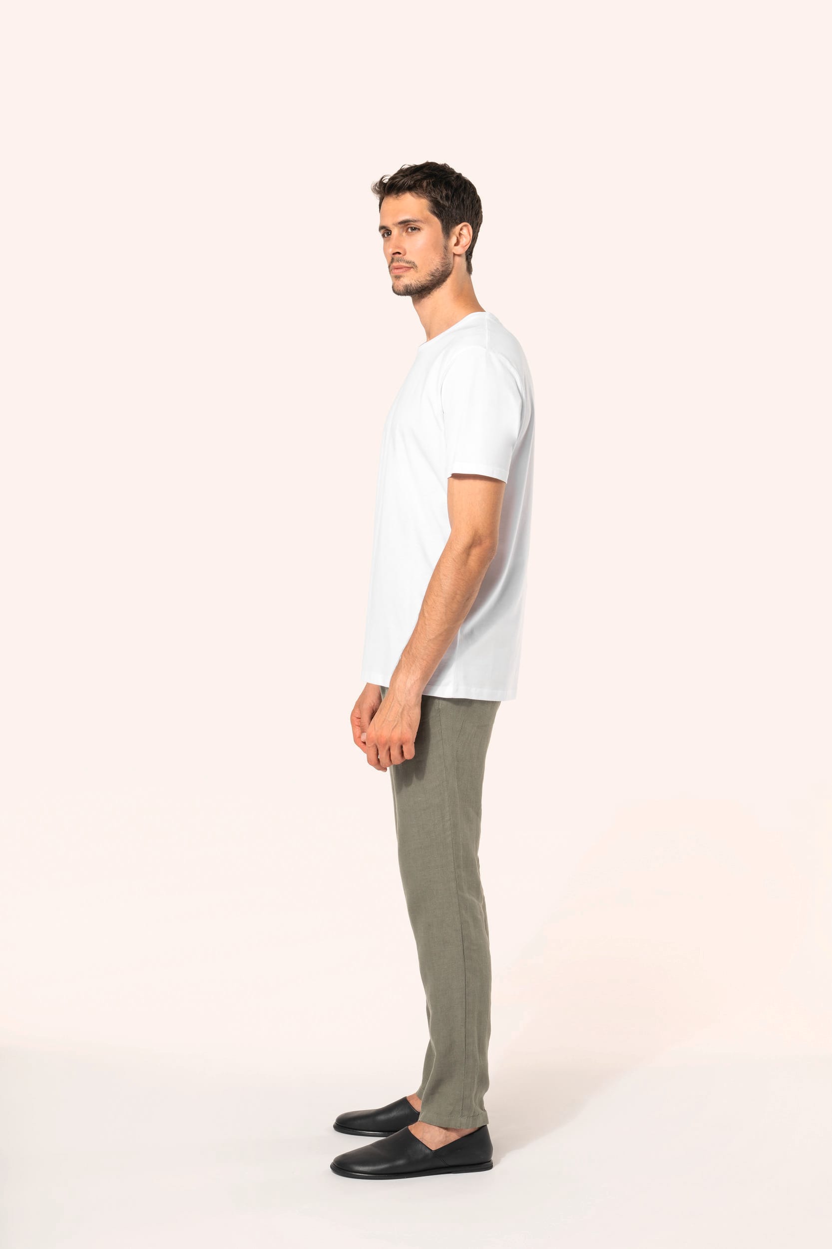 T-shirt Supima® col rond manches courtes homme - Image 3