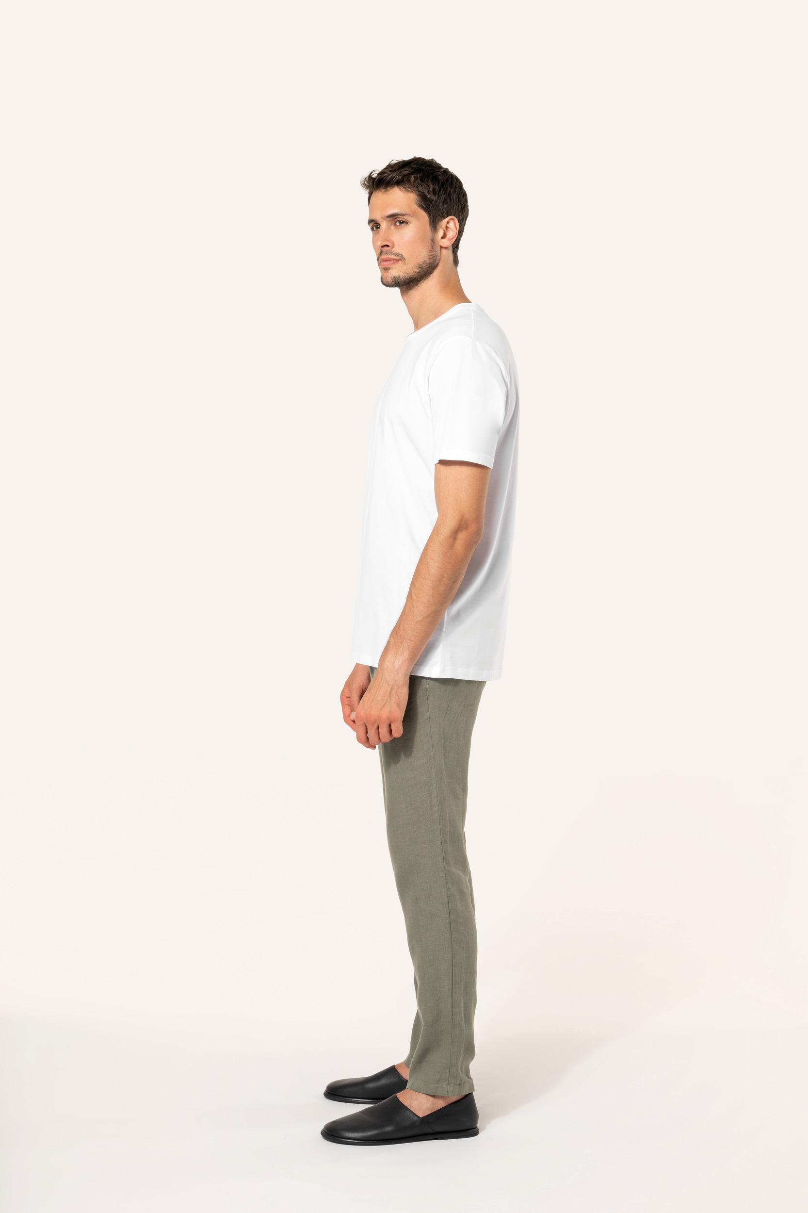 Supima® heren-T-shirt ronde hals korte mouwen