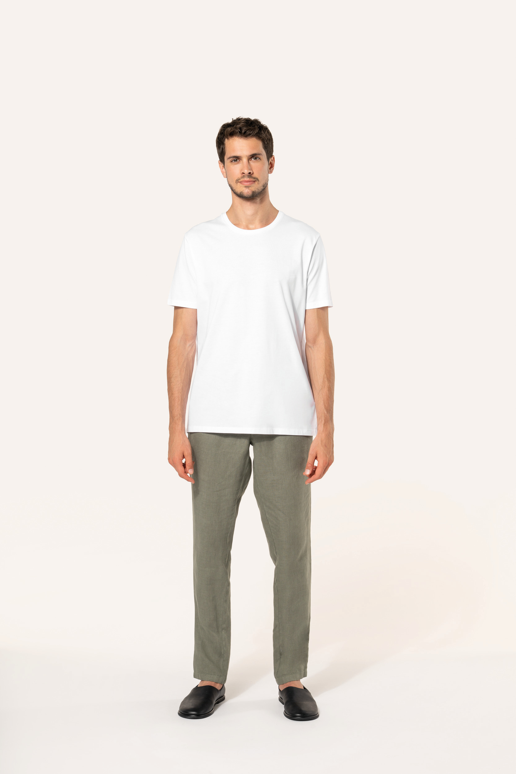Supima® heren-T-shirt ronde hals korte mouwen