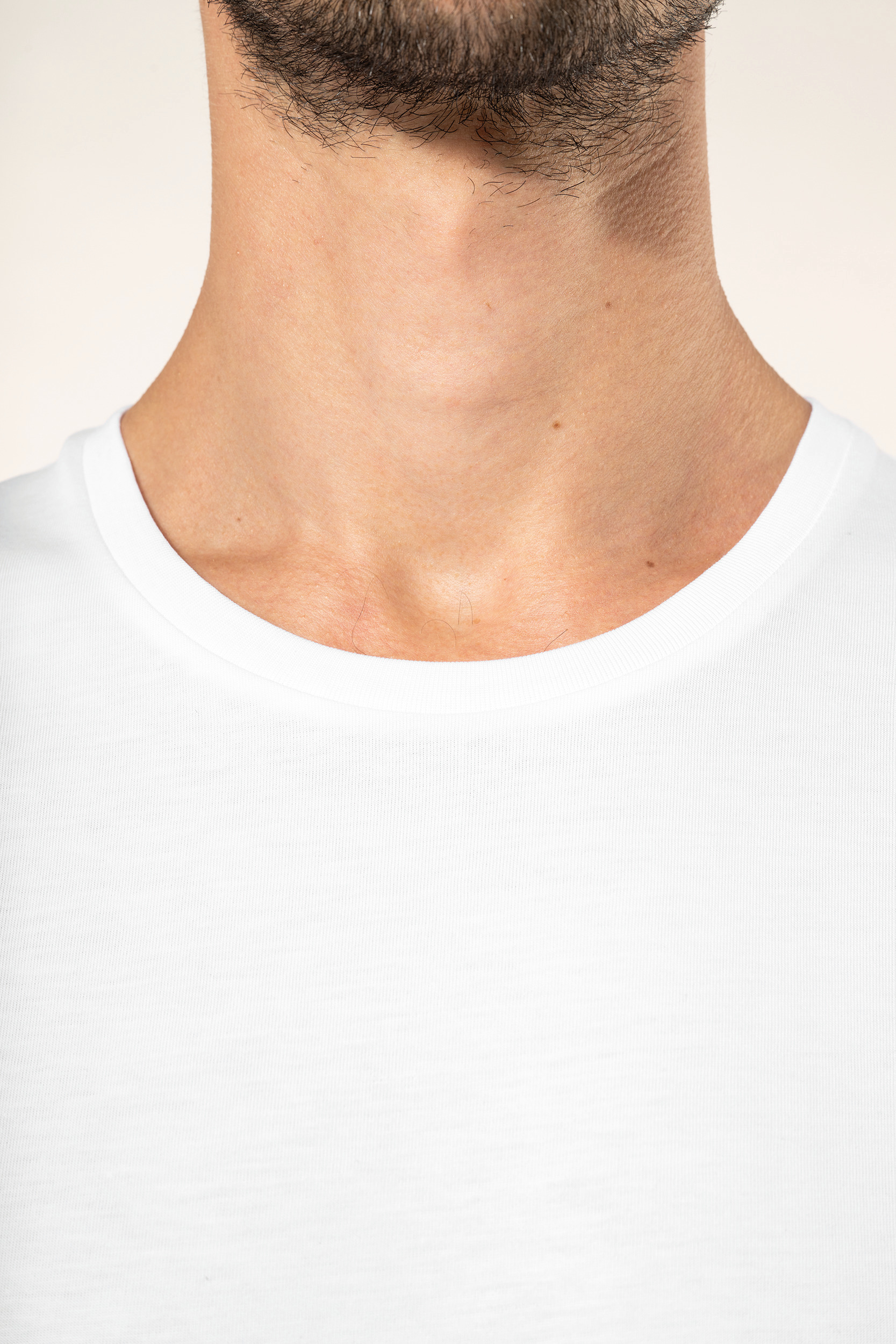 Supima® heren-T-shirt ronde hals korte mouwen