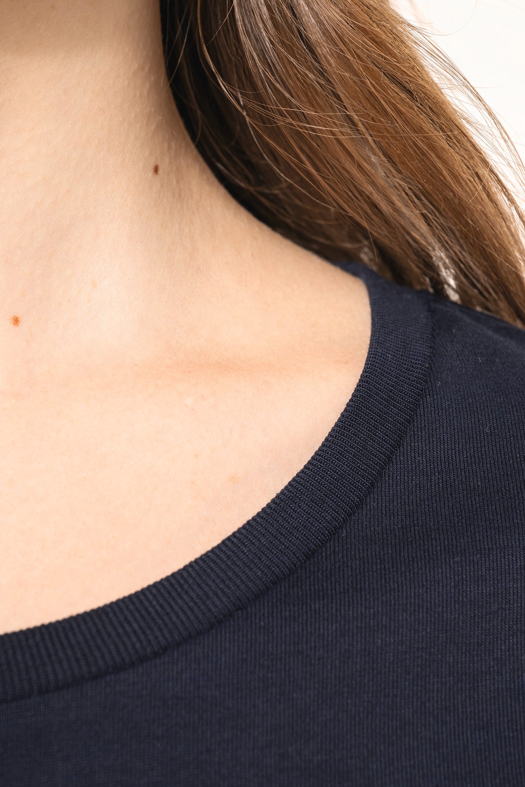 T-shirt Supima® col rond manches longues femme - Image 5