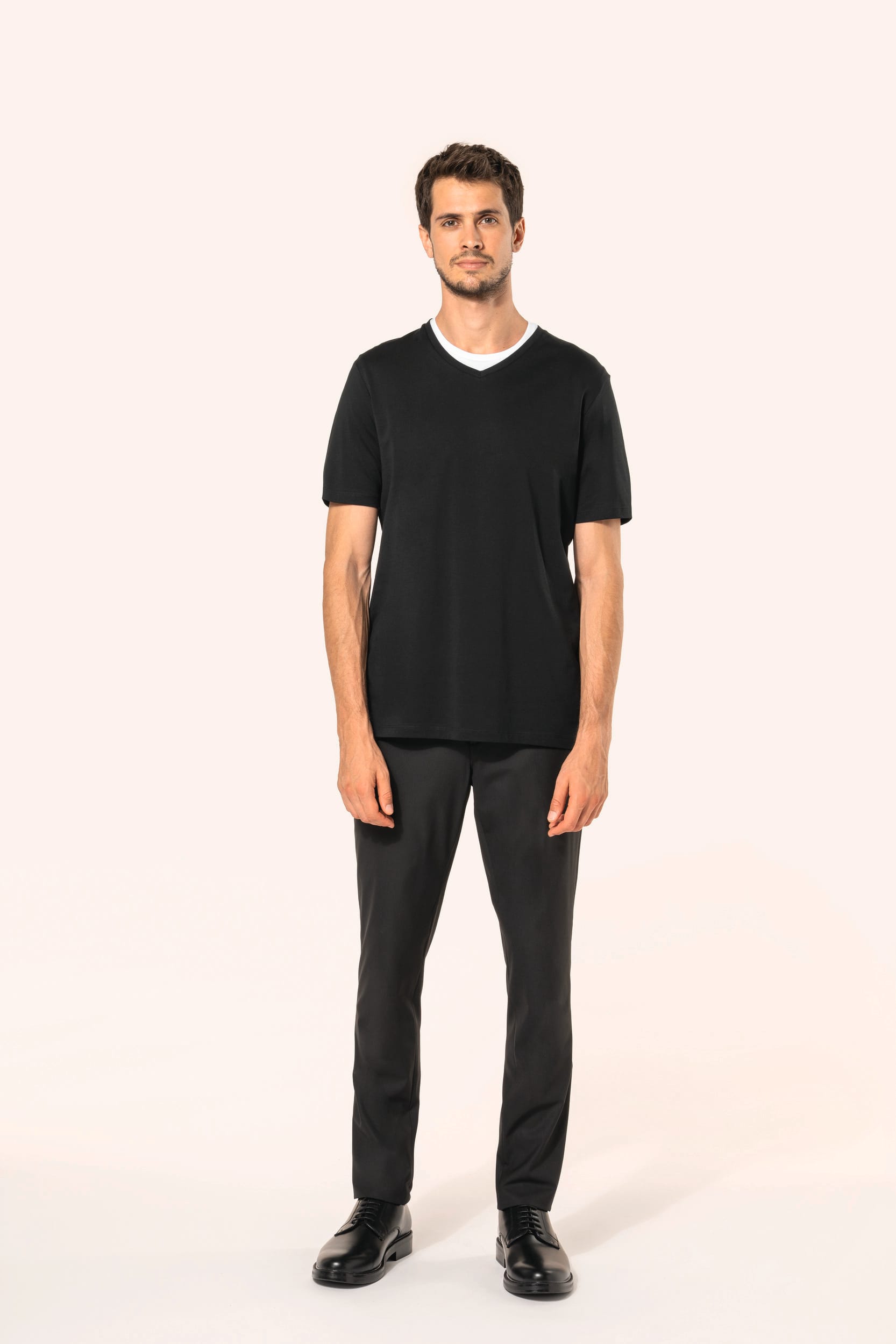 T-shirt Supima® col V manches courtes homme - Image 6