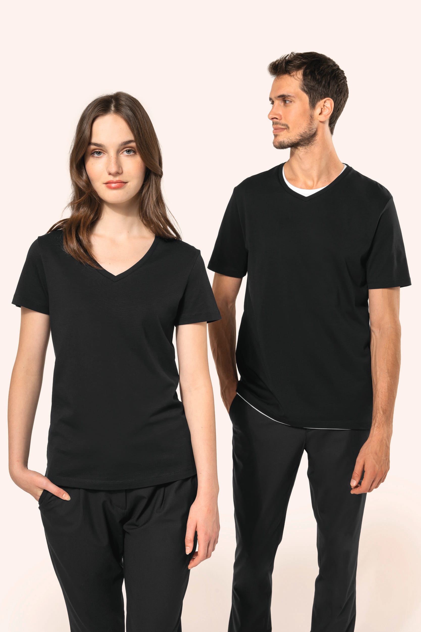 T-shirt Supima® col V manches courtes homme - Image 7