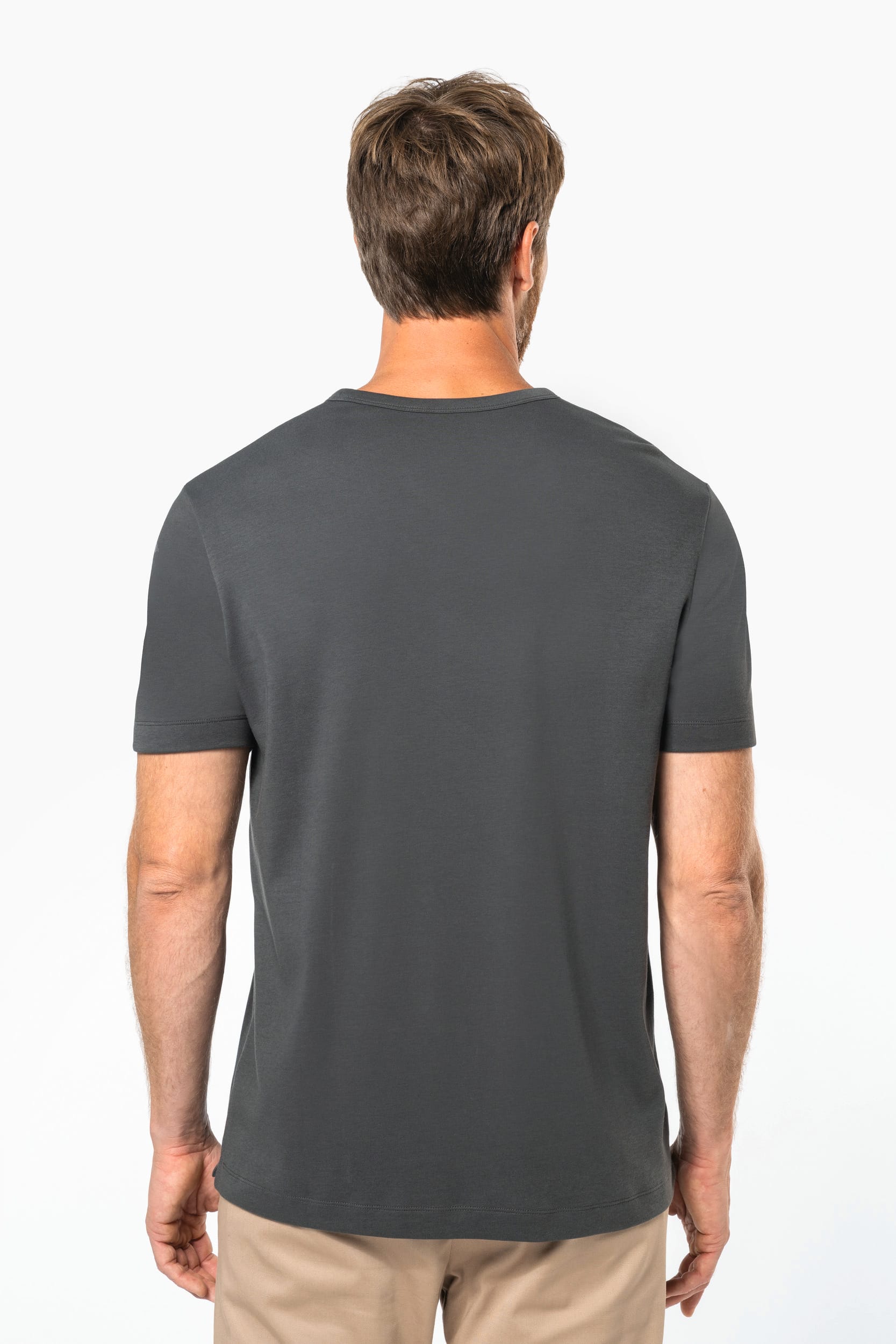 T-shirt algodão biológico interlock de homem – foto 3