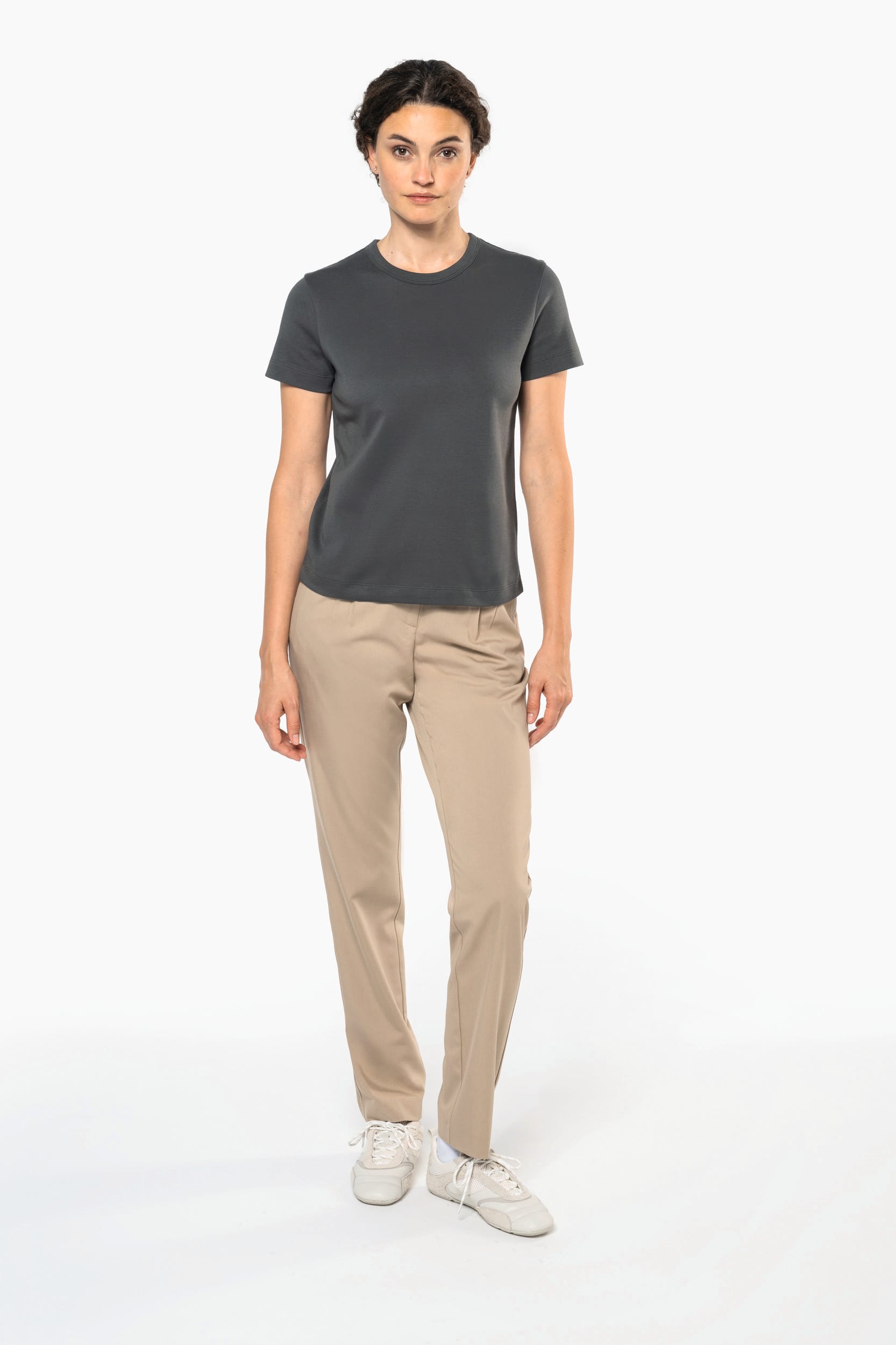 T-shirt algodão biológico interlock de senhora – foto 5