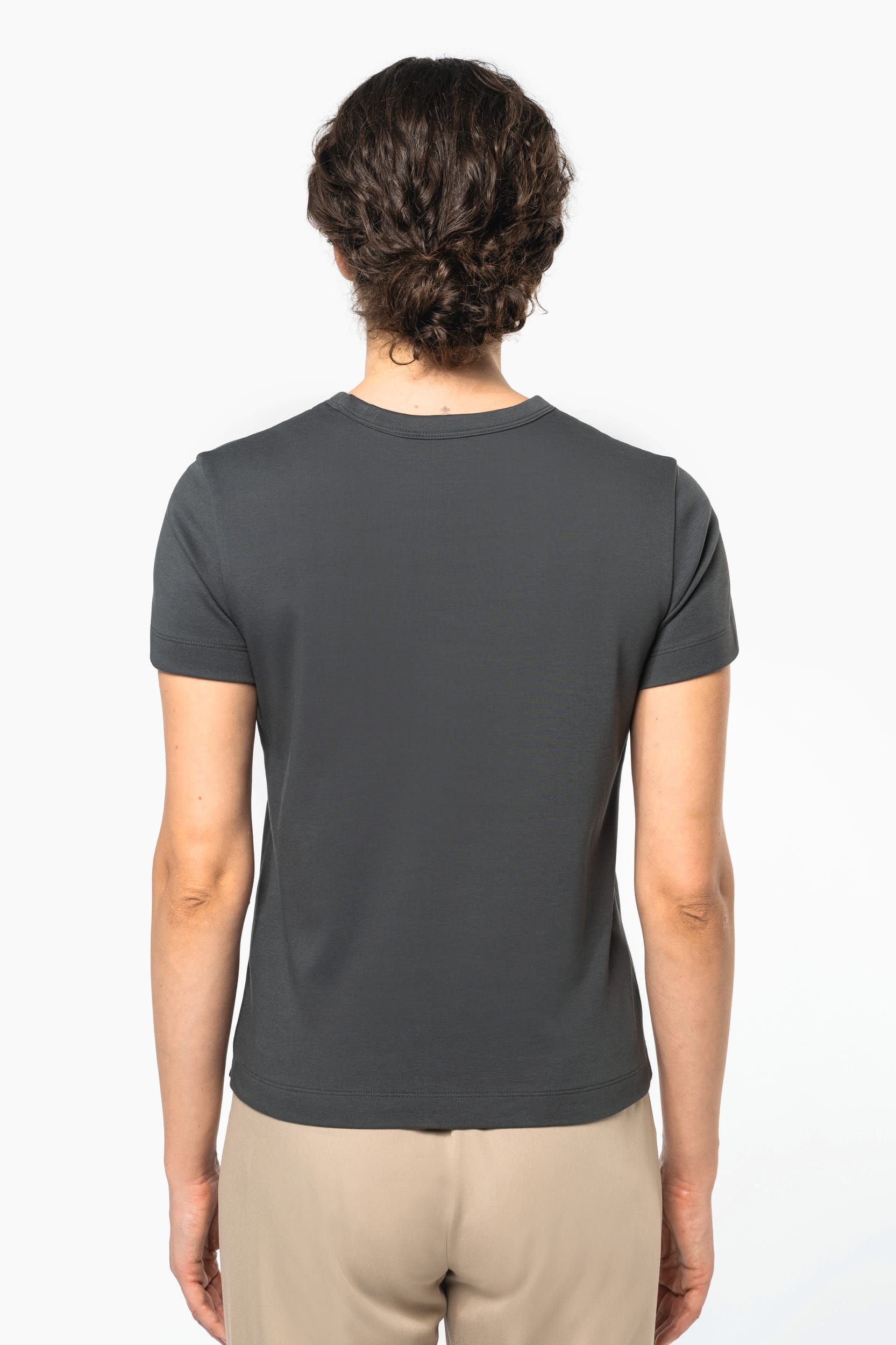 T-shirt algodão biológico interlock de senhora – foto 3