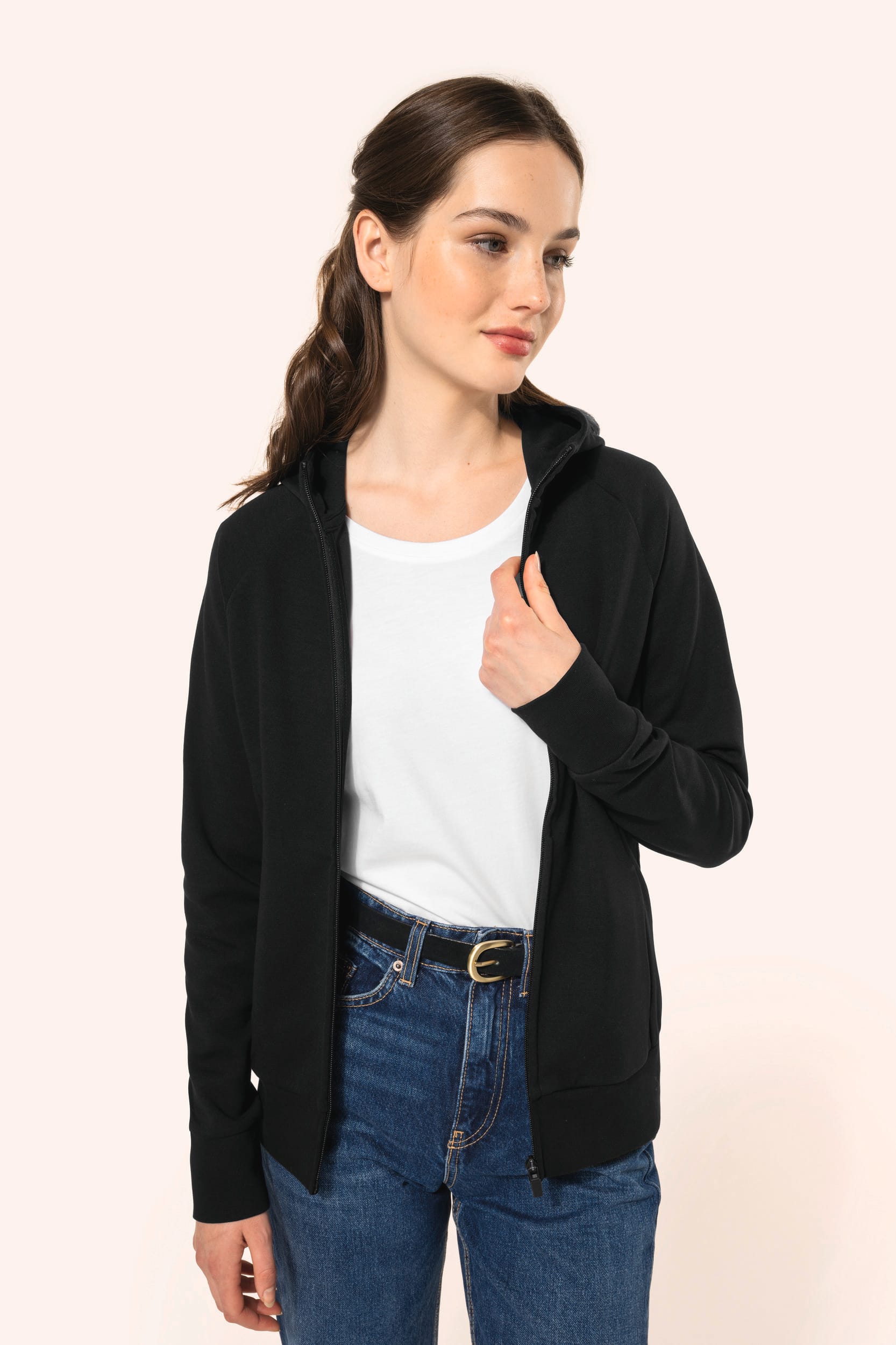 Veste zippée à capuche femme - Image 1
