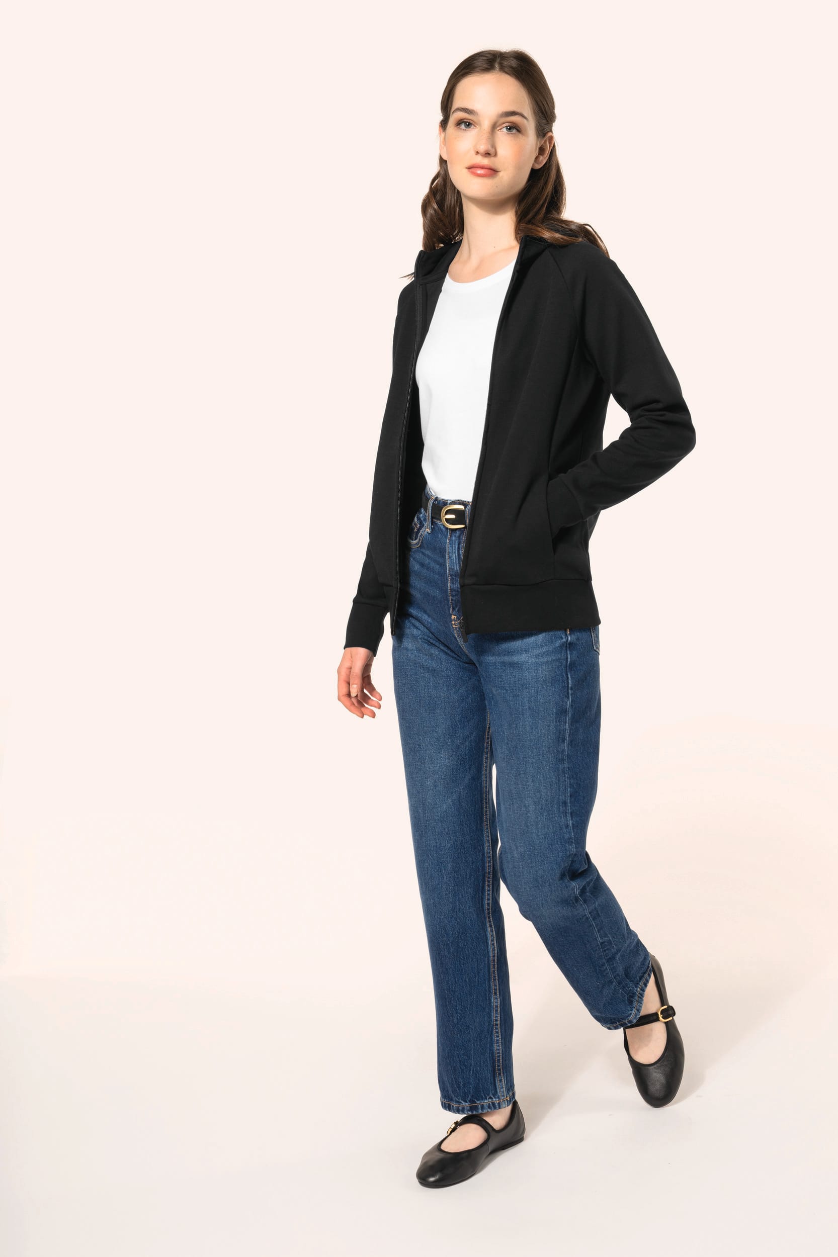 Veste zippée à capuche femme - Image 3