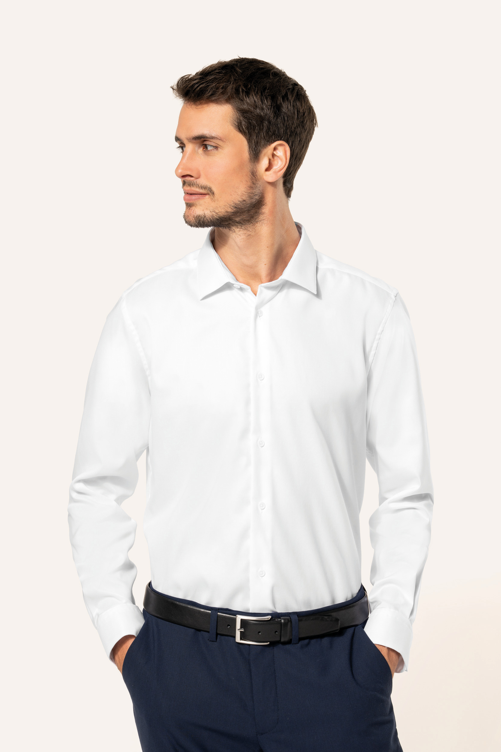 Pinpoint Oxford-herenhemd lange mouwen