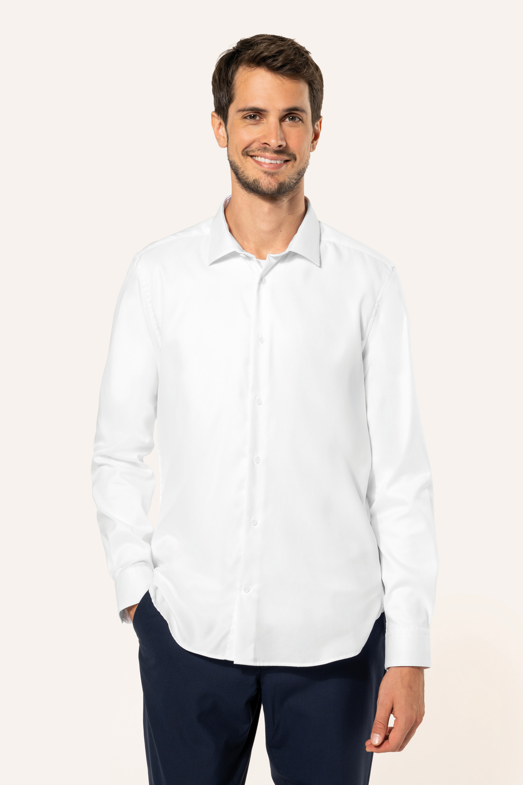 Pinpoint Oxford-herenhemd lange mouwen