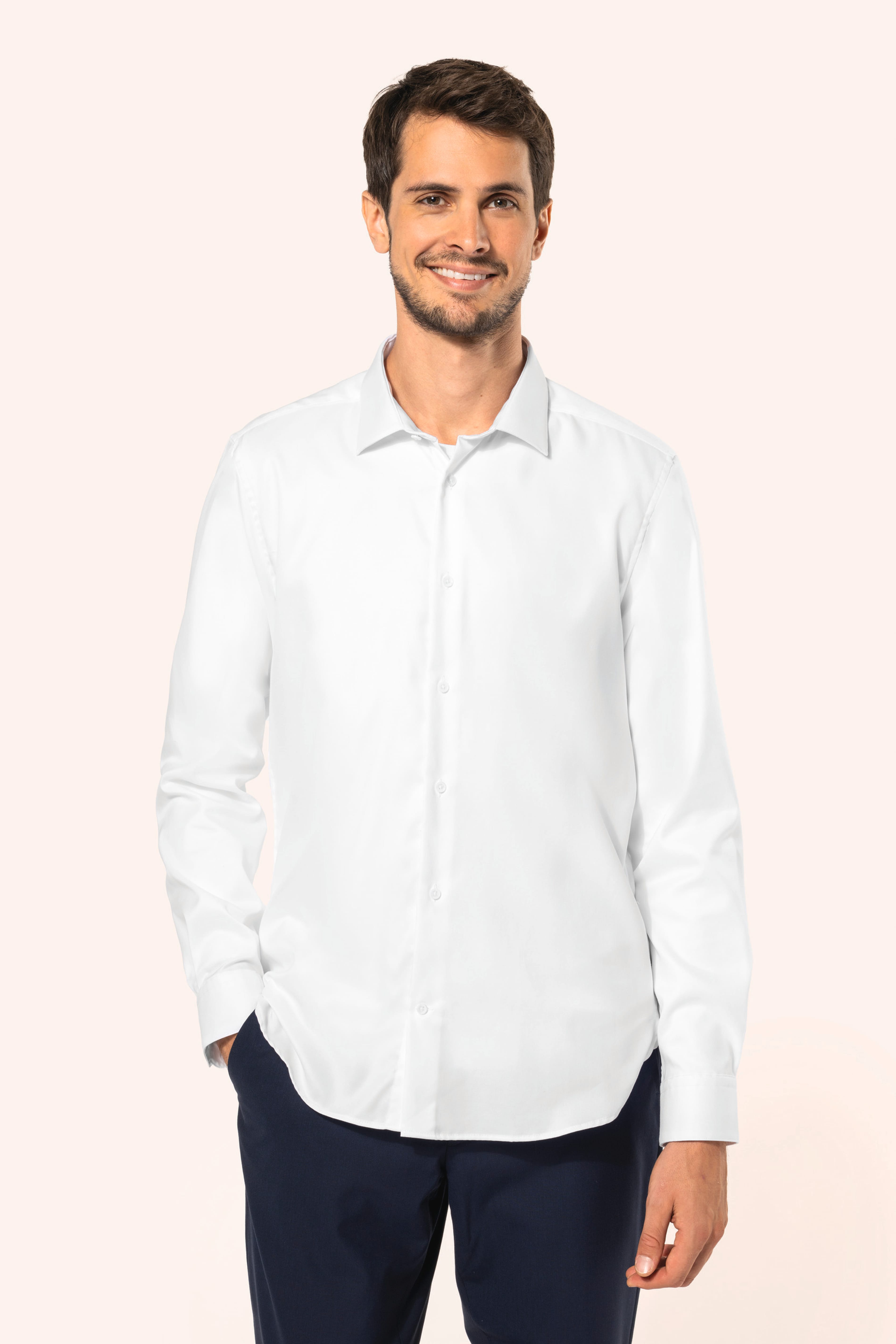 Chemise Oxford pinpoint manches longues homme Kariban Premium