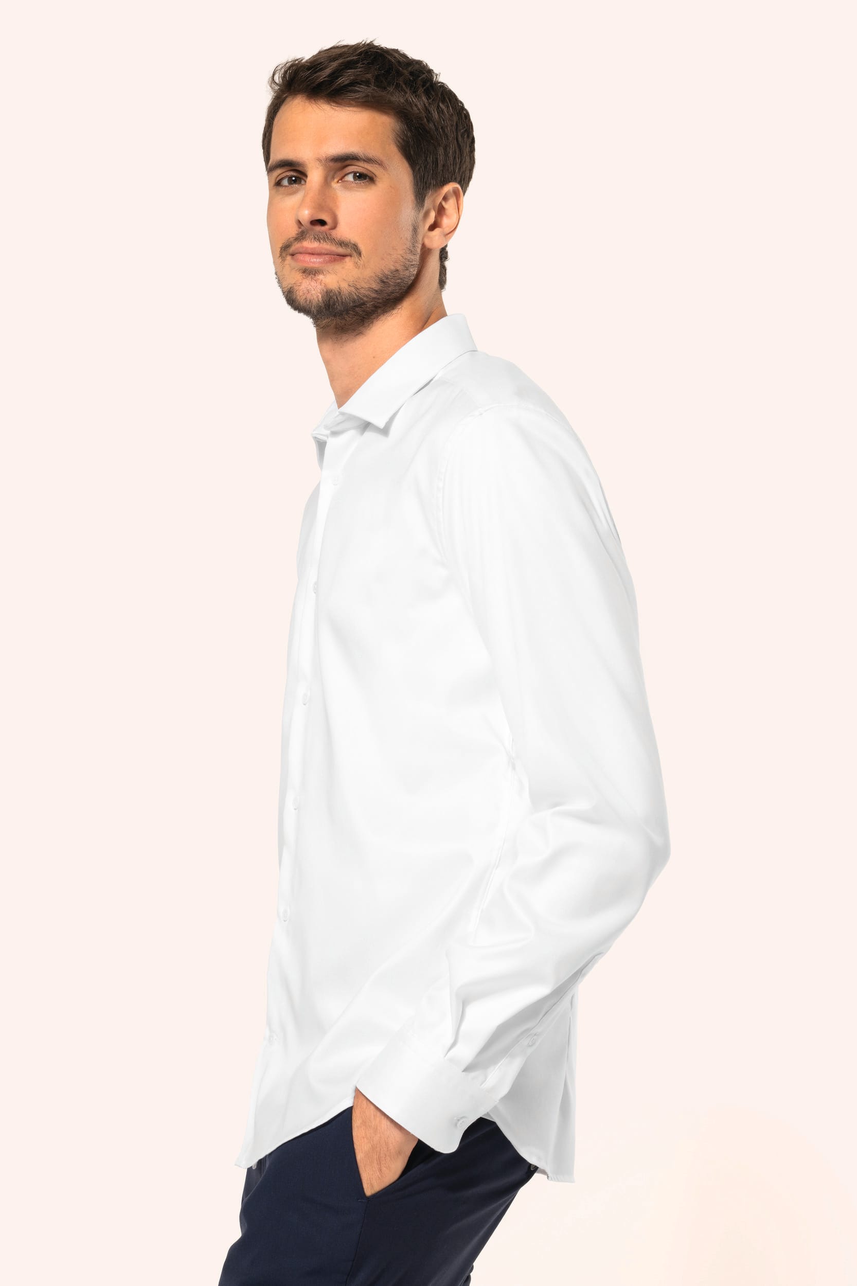 Chemise Oxford pinpoint manches longues homme - Image 10