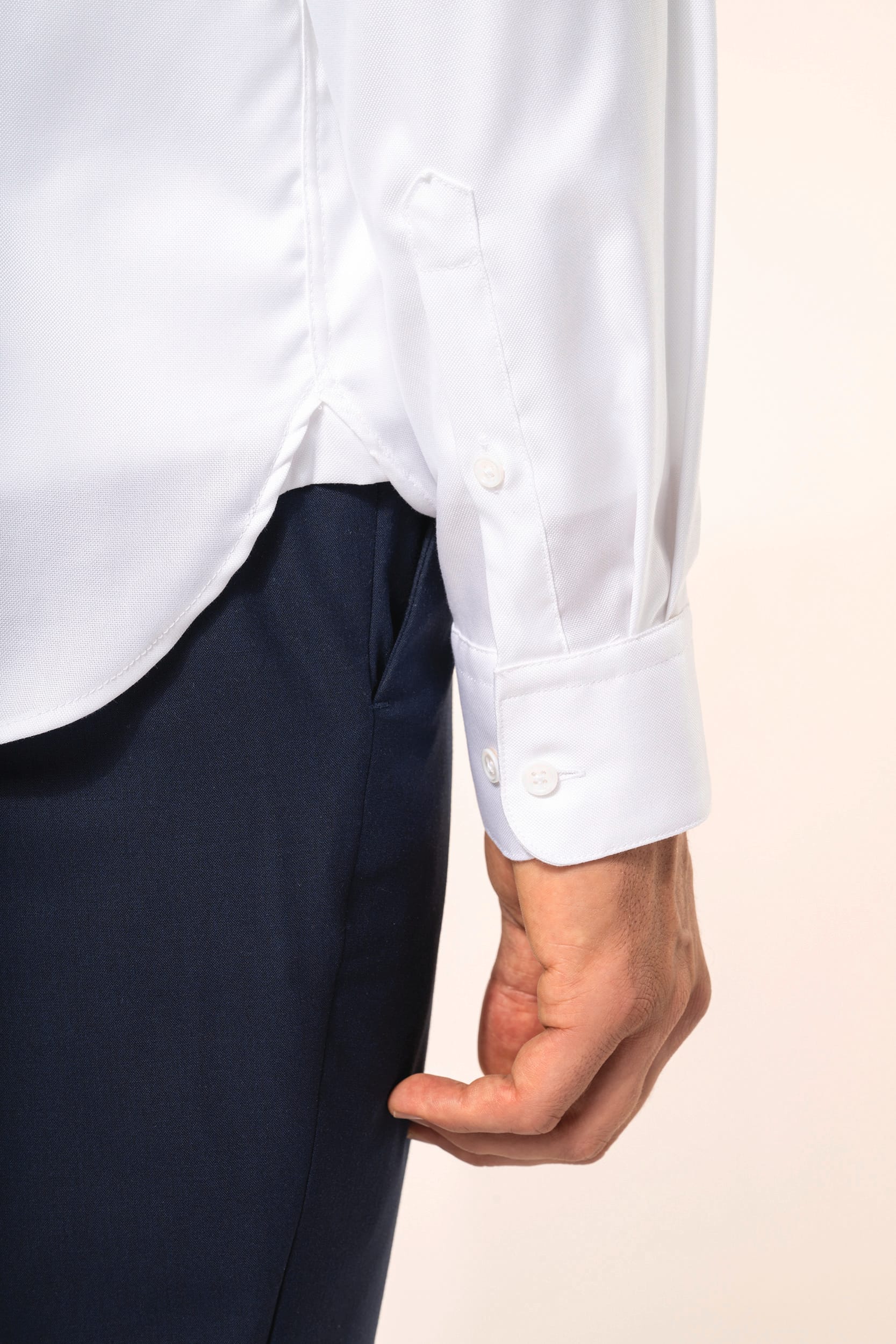 Chemise Oxford pinpoint manches longues homme - Image 5