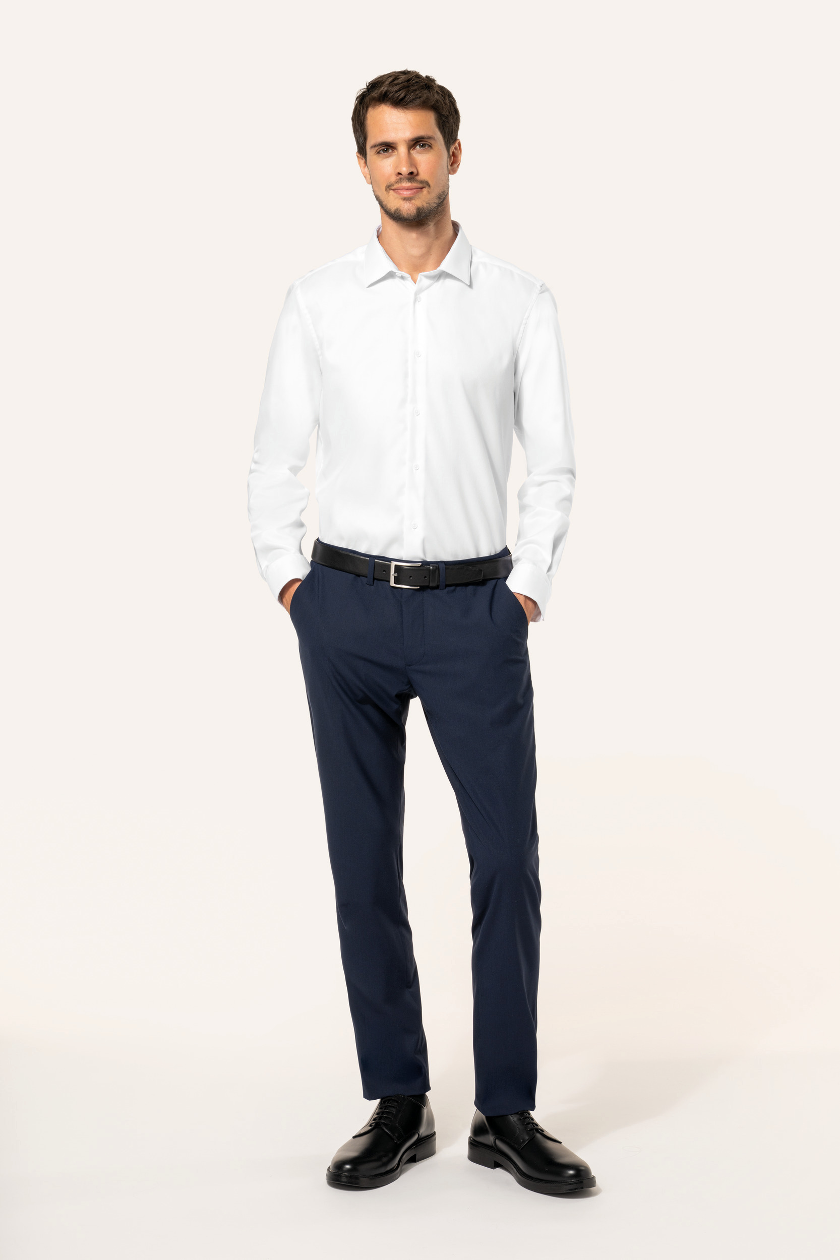 Pinpoint Oxford-herenhemd lange mouwen