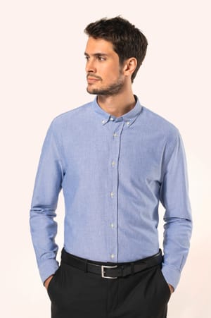 Oxford overhemd lange mouwen
