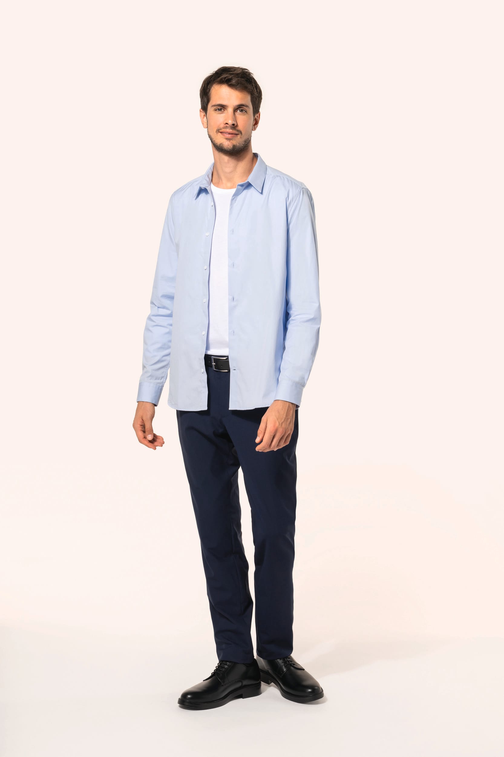 Chemise popeline manches longues homme - Image 11