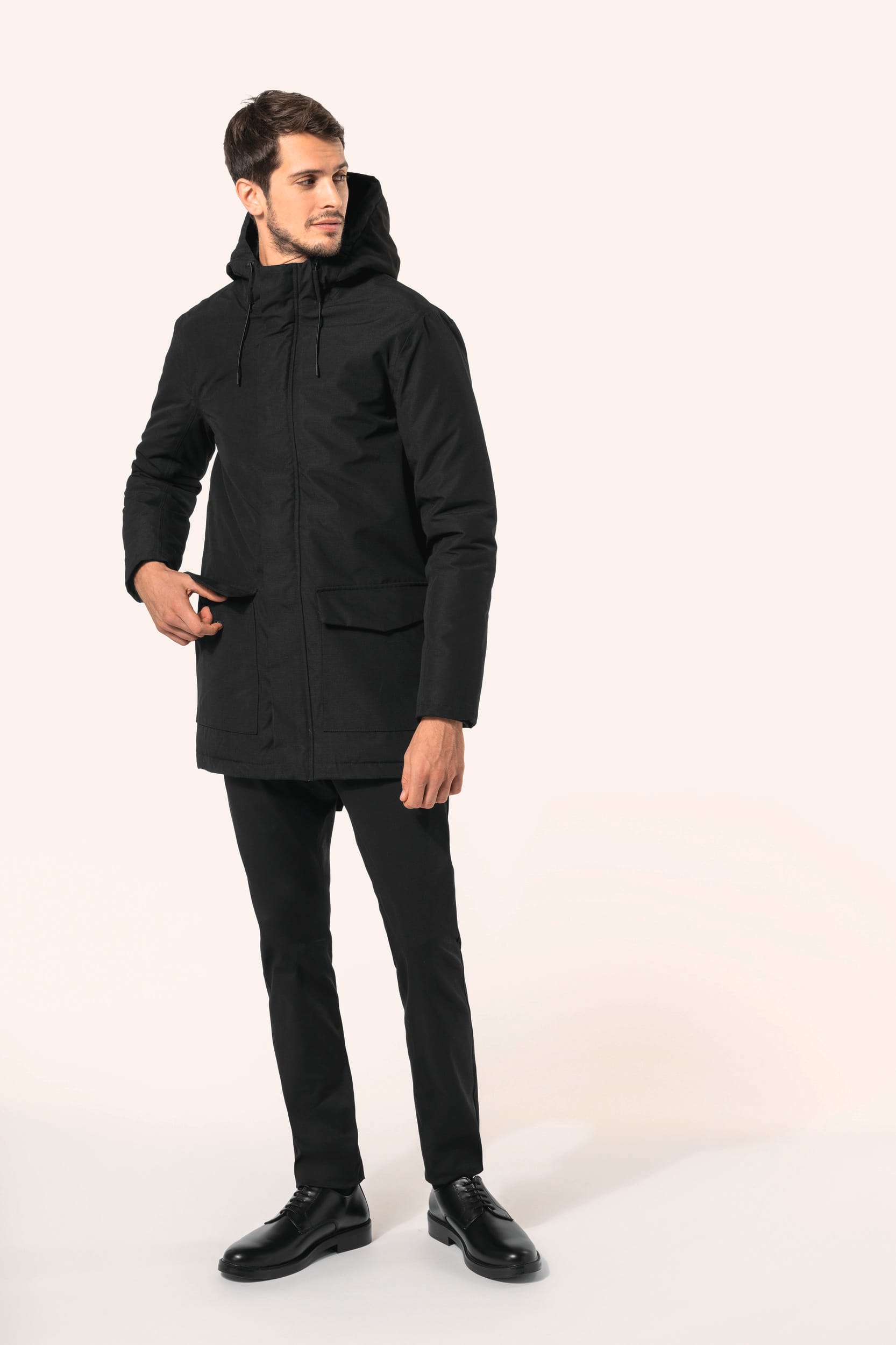 Parka impermeável de homem