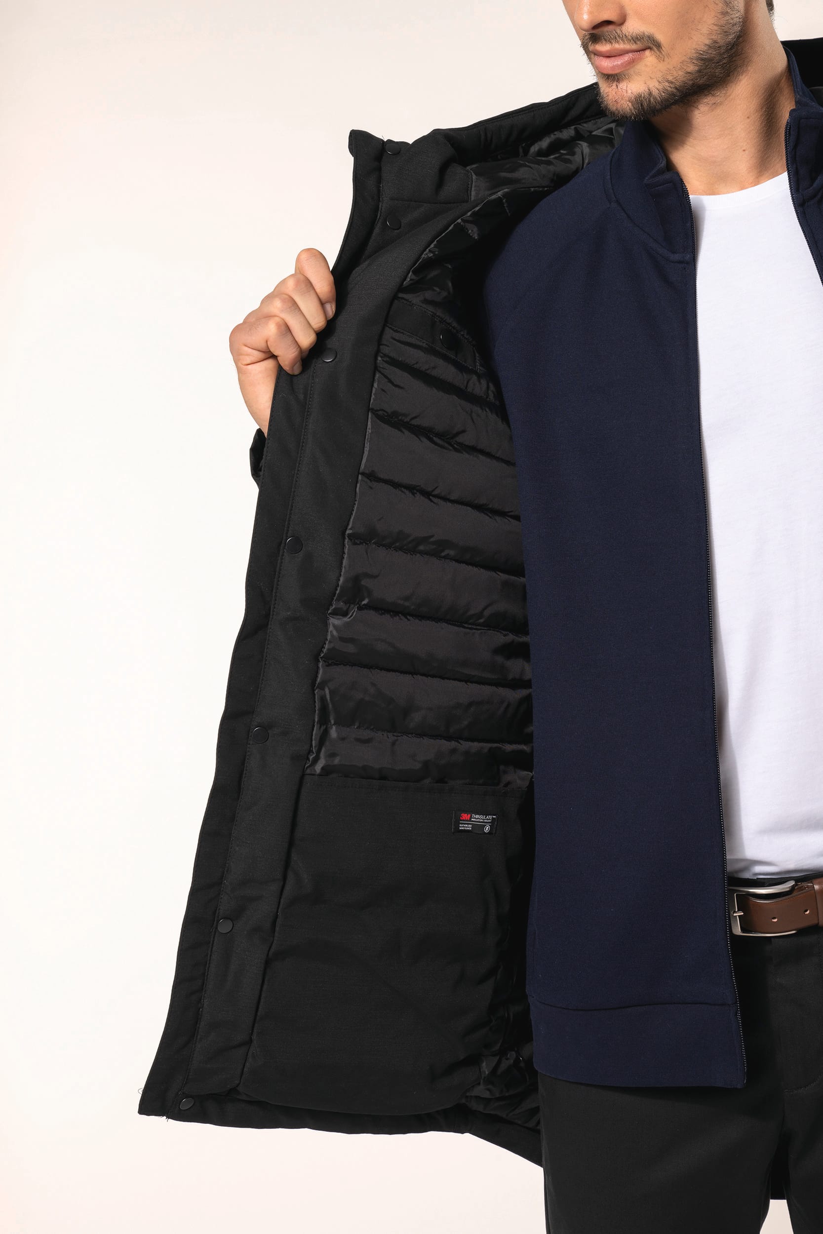 Parka impermeável de homem