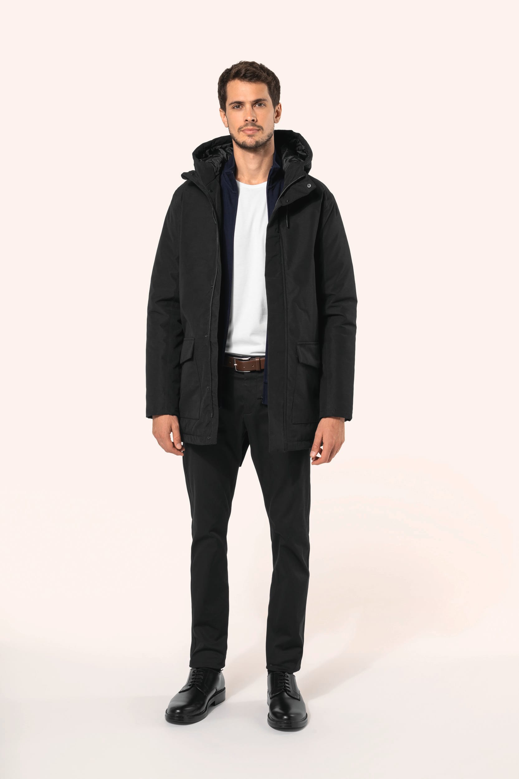 Parka impermeável de homem