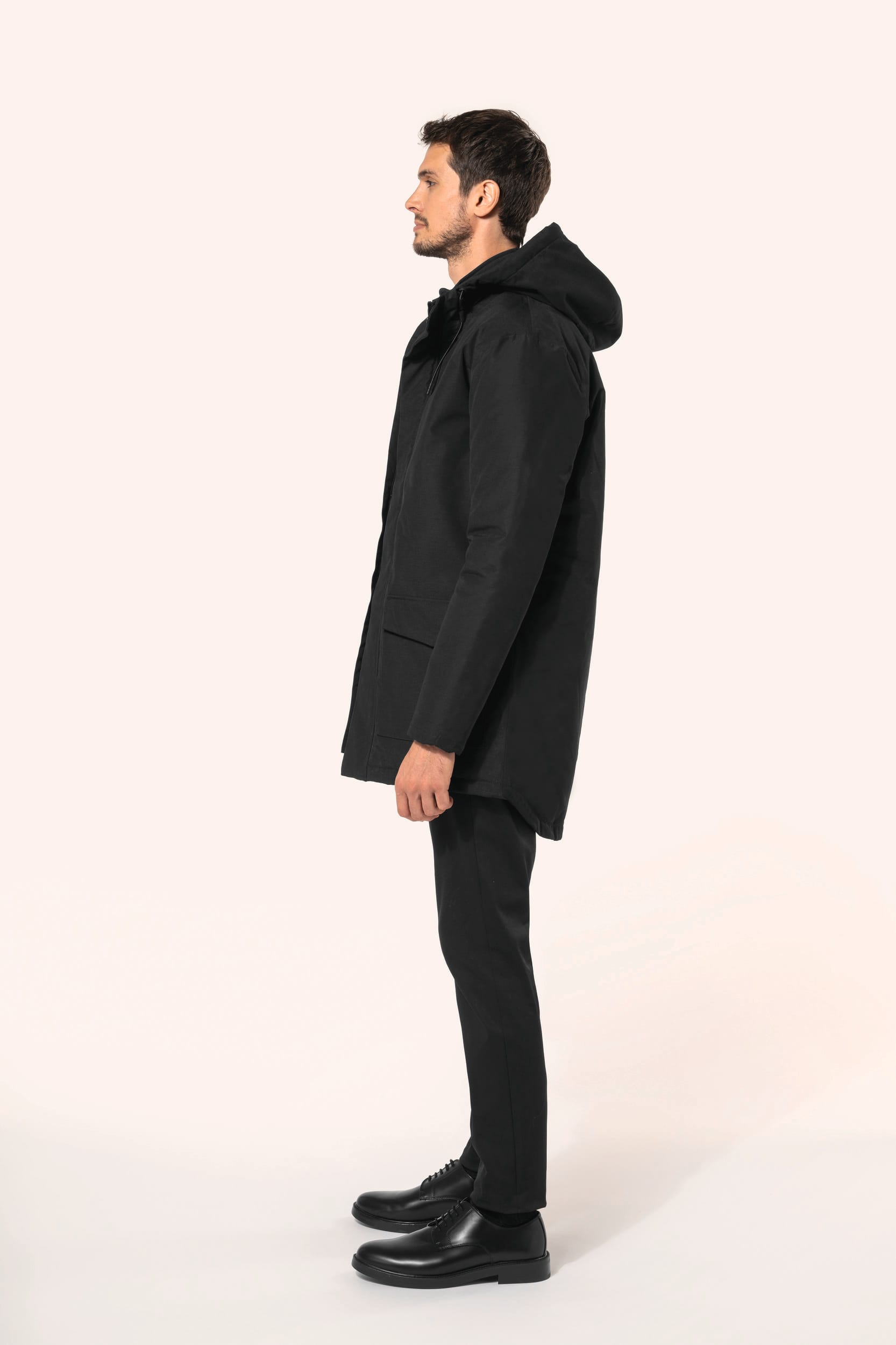 Parka impermeável de homem